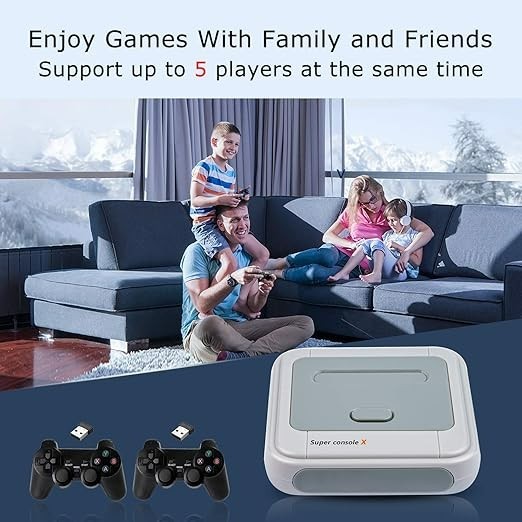 Super Console X Retro Video Game Console Built in 117,000+ Games,Emulator Consol