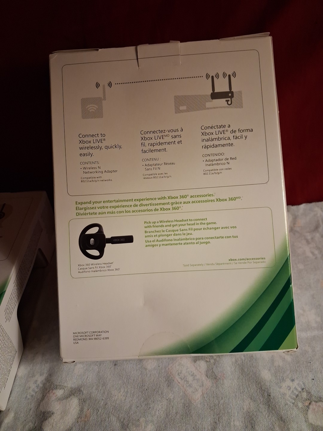 XBox 360 Pro White Console W/kinect Sensor 2 Controllers Play&charge Set In Box