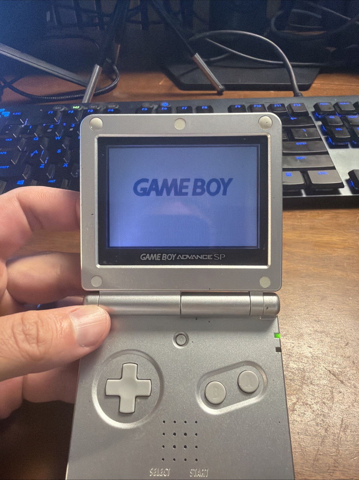 Nintendo Game Boy Advance SP Handheld System – Silver