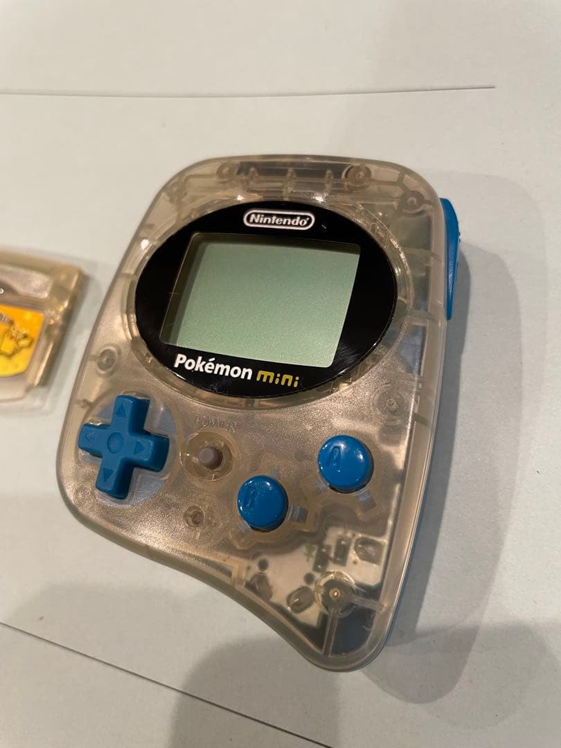 Nintendo Pokemon Mini Console Wooper Blue MIN-001 with Pokemon Party Mini Game