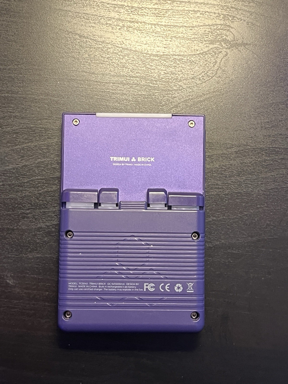 Purple Trimui Brick (CONSOLE AND BUMPERS ONLY)