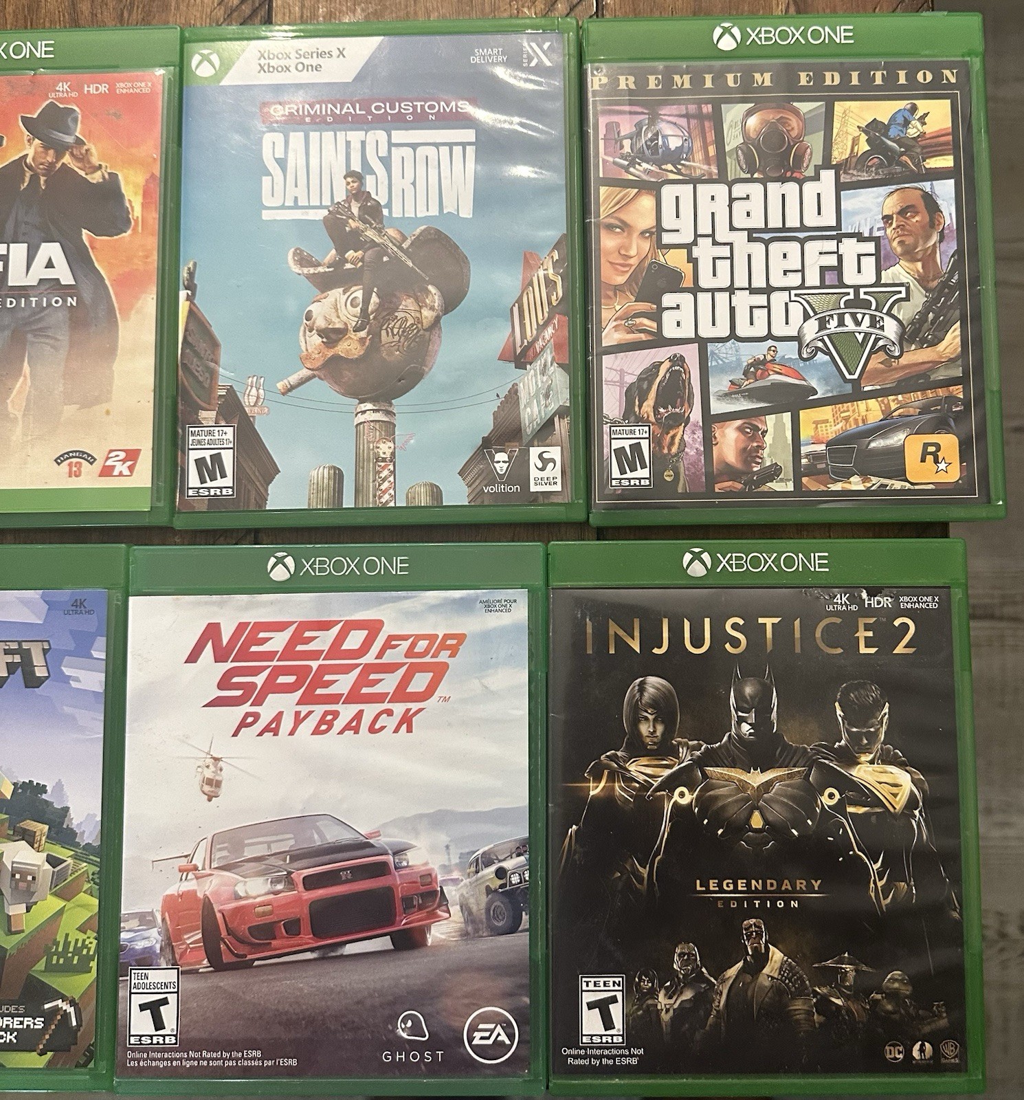Xbox One S 1TB Bundle W/ Controller Power Cable HDMI + 16Games Tested Works