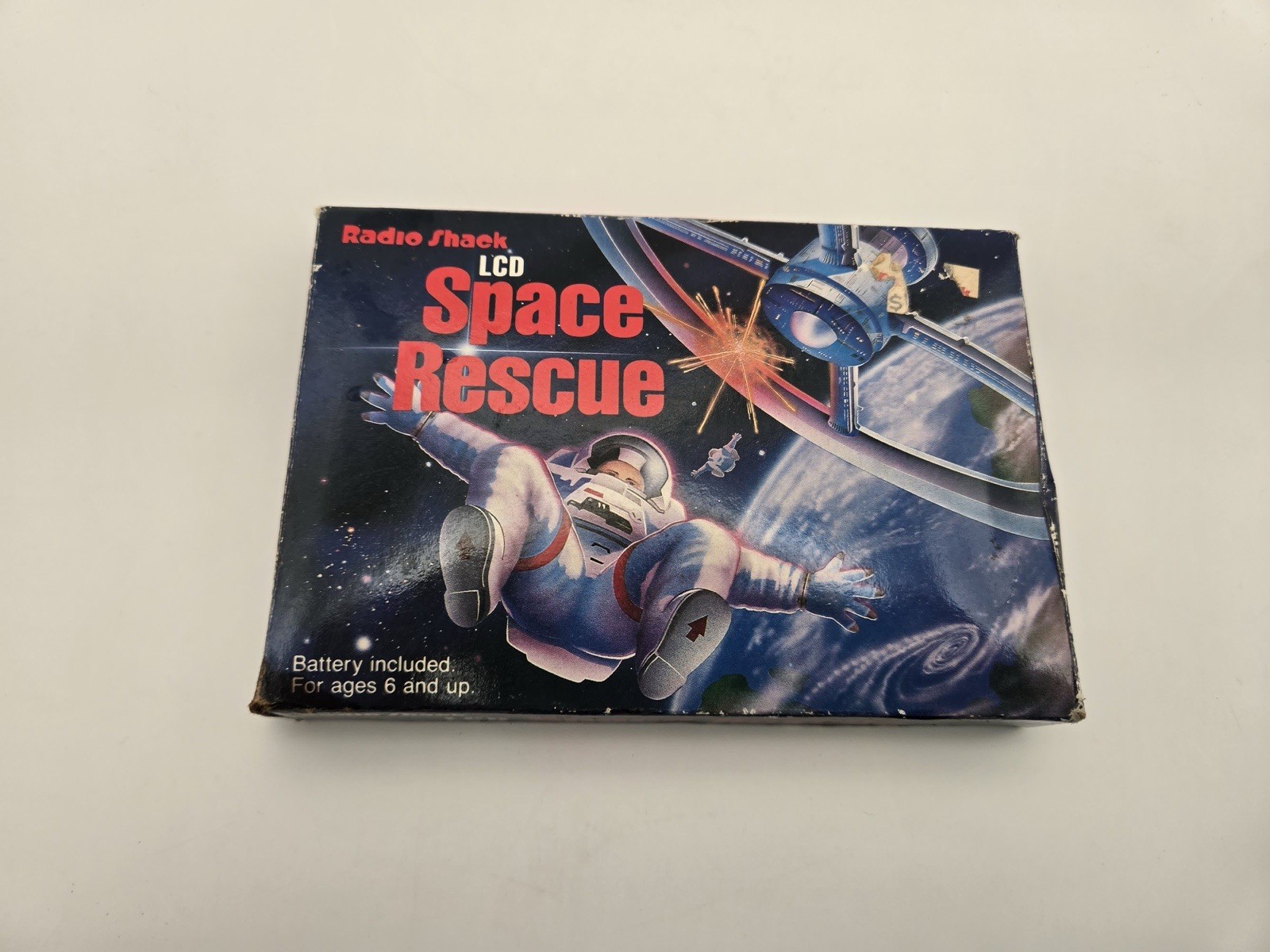 Radio Shack LCD Space Rescue Handheld Game New Sealed Complete Box Tested