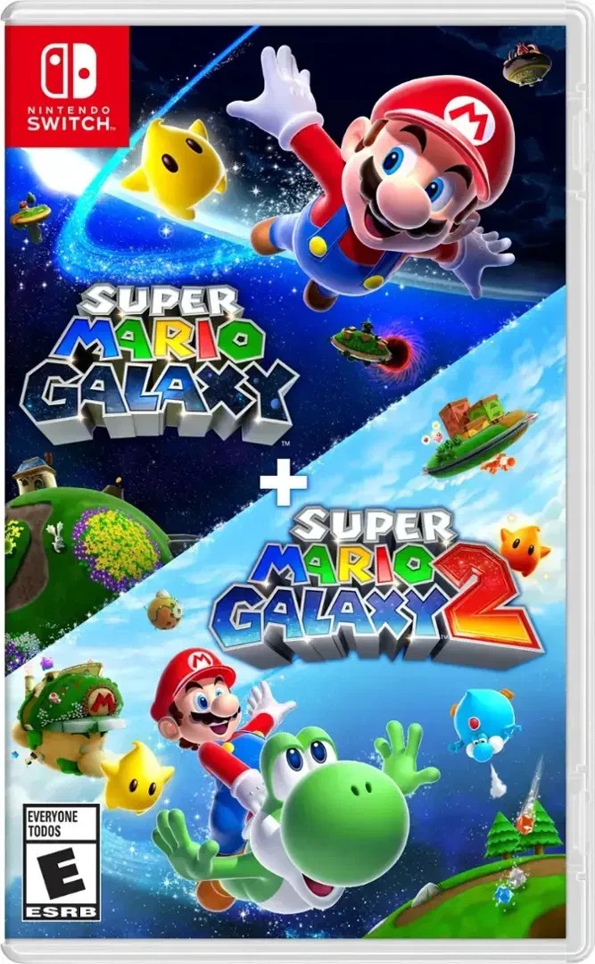 Super Mario Galaxy + Super Mario Galaxy 2 Switch New Game Sealed [US 2025]