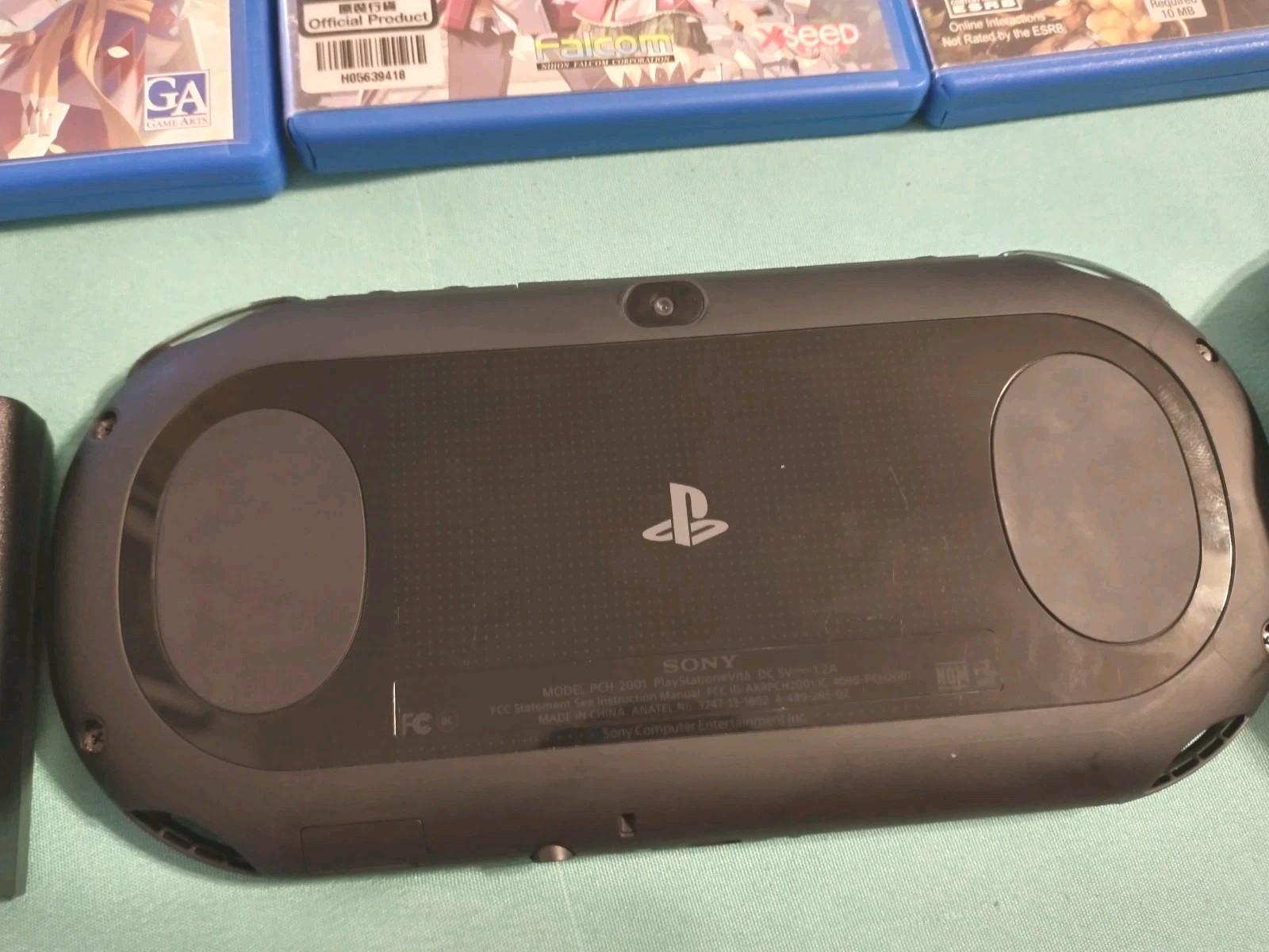 Lot! Sony PS Vita 2K, 2000 Black 8GB, US (PlayStation Vita, PSV) + 8 GREAT Games