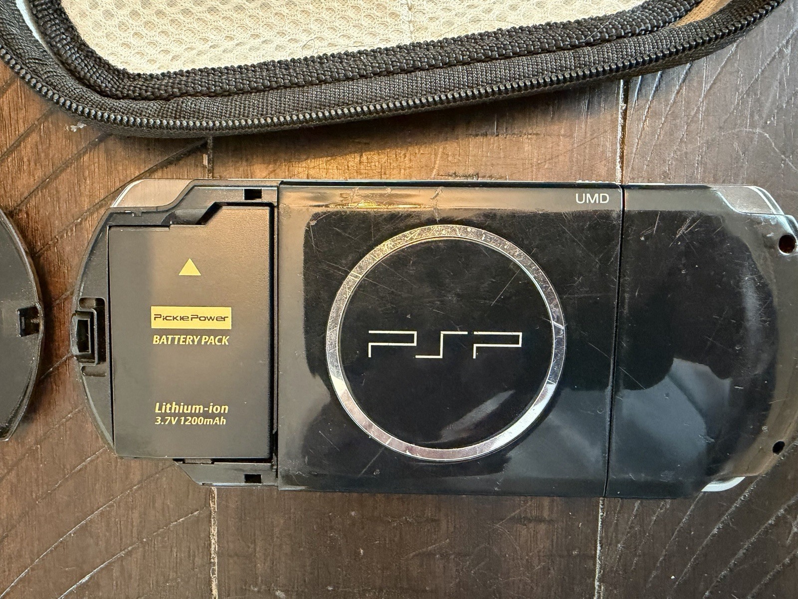 Sony Playstation Portable PSP PSP-3001 Black With Case New Battery Working