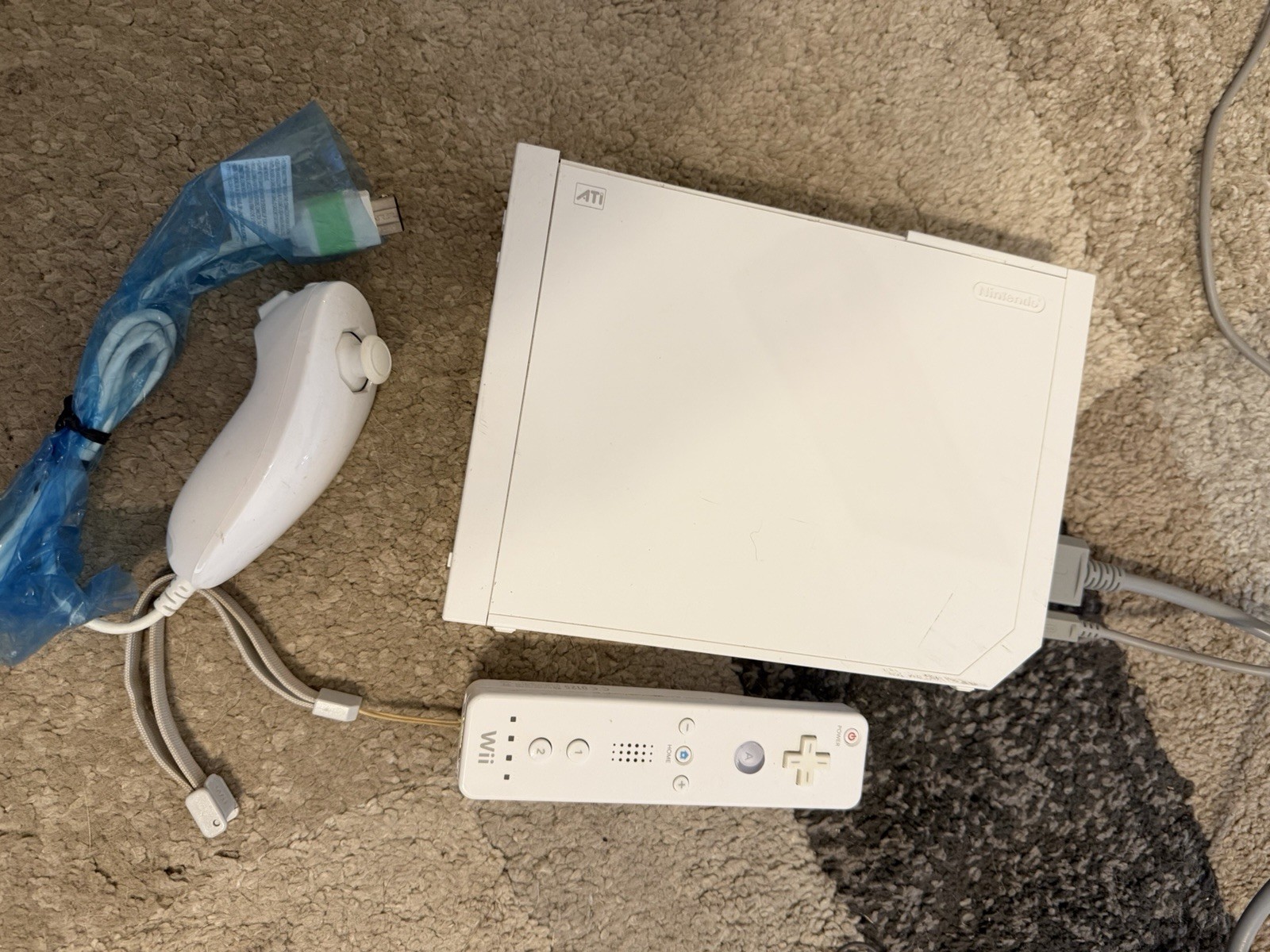 Nintendo Wii 512 MB Home Console RVL-001 – White Tested Working