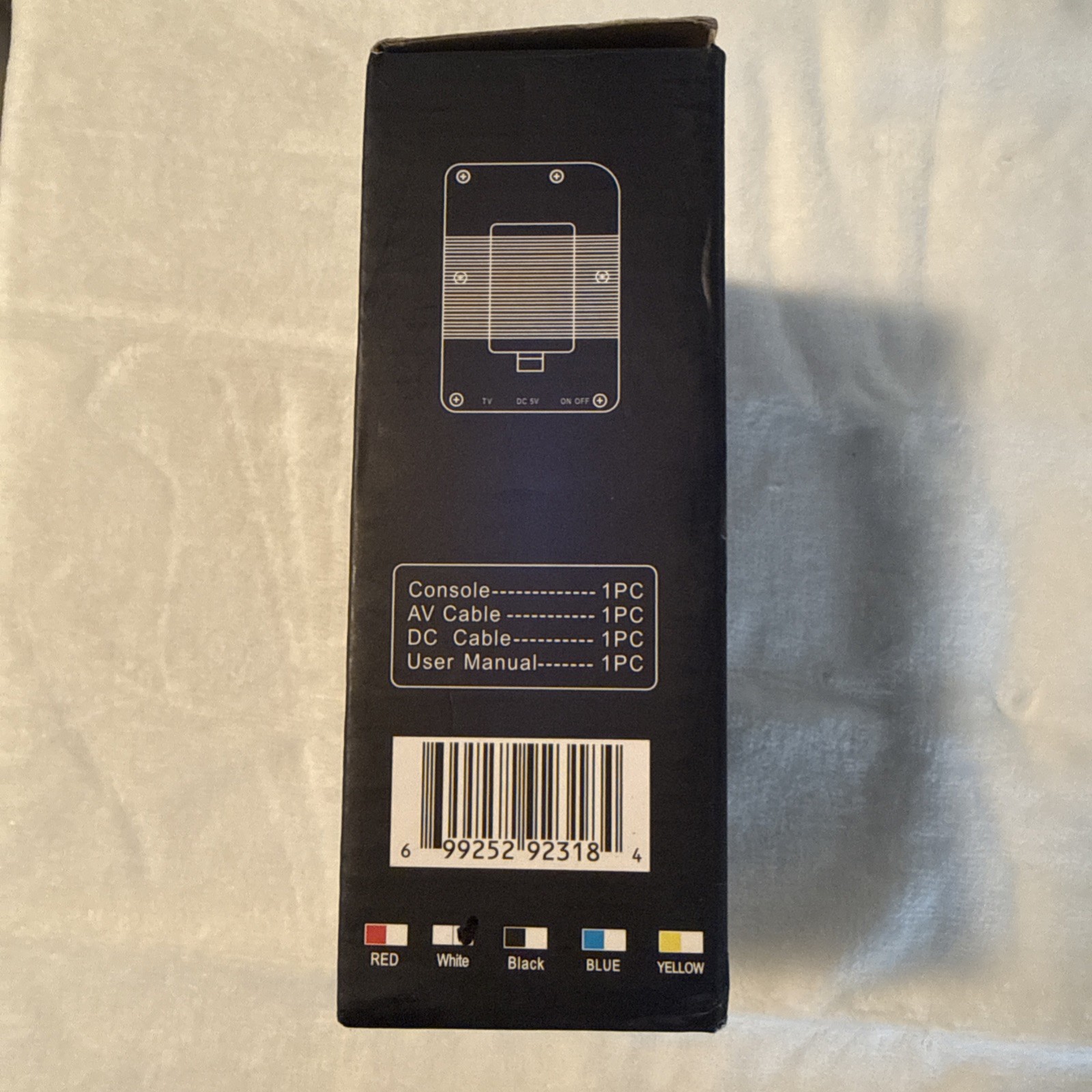 Game Box Plus Hand Held Game System with Games Rechargeable white