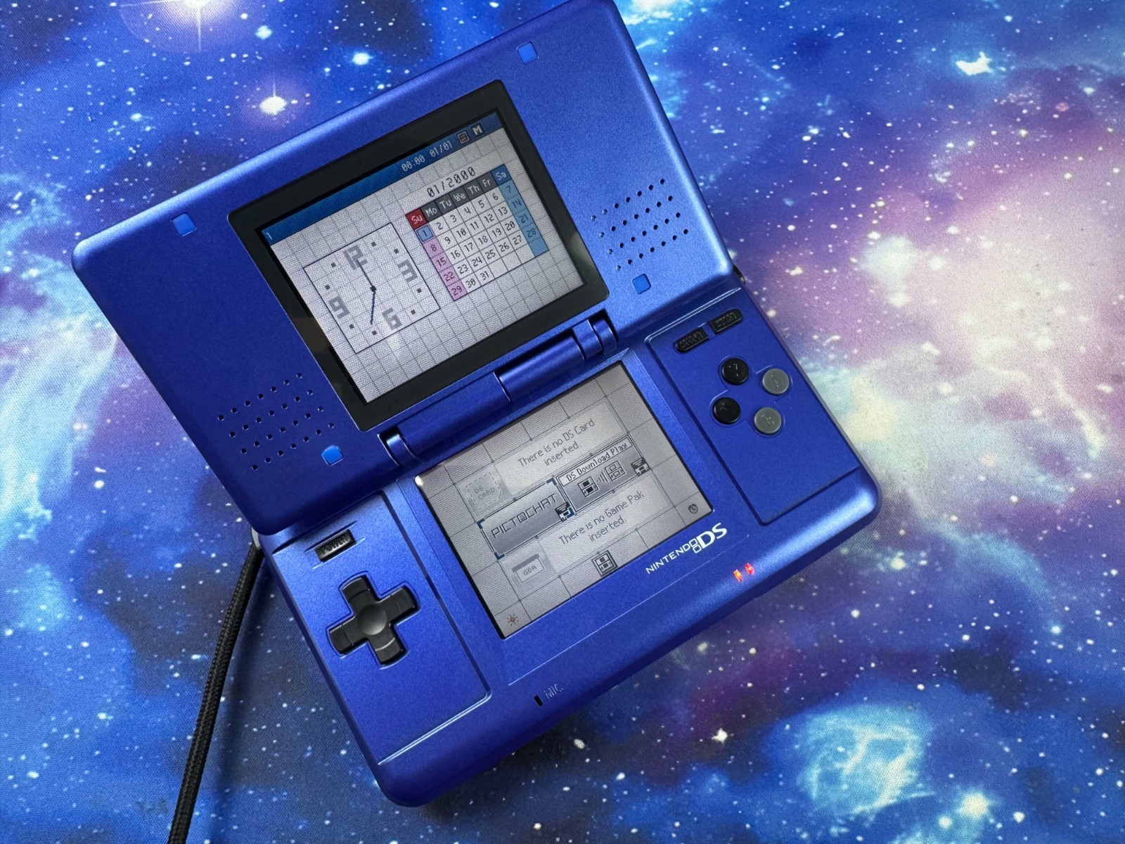 LOOPY USB-C INBUILT CAPTURE CARD Blue Pokemon Kyogr Original Nintendo DS Console