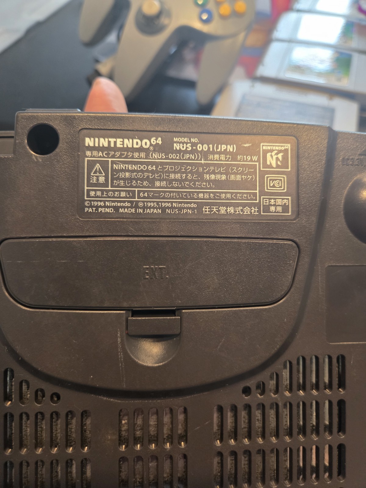 Nintendo 64 N64 Black Console NUS-001 JPN Tested 4 Games 2 Controllers & Cables
