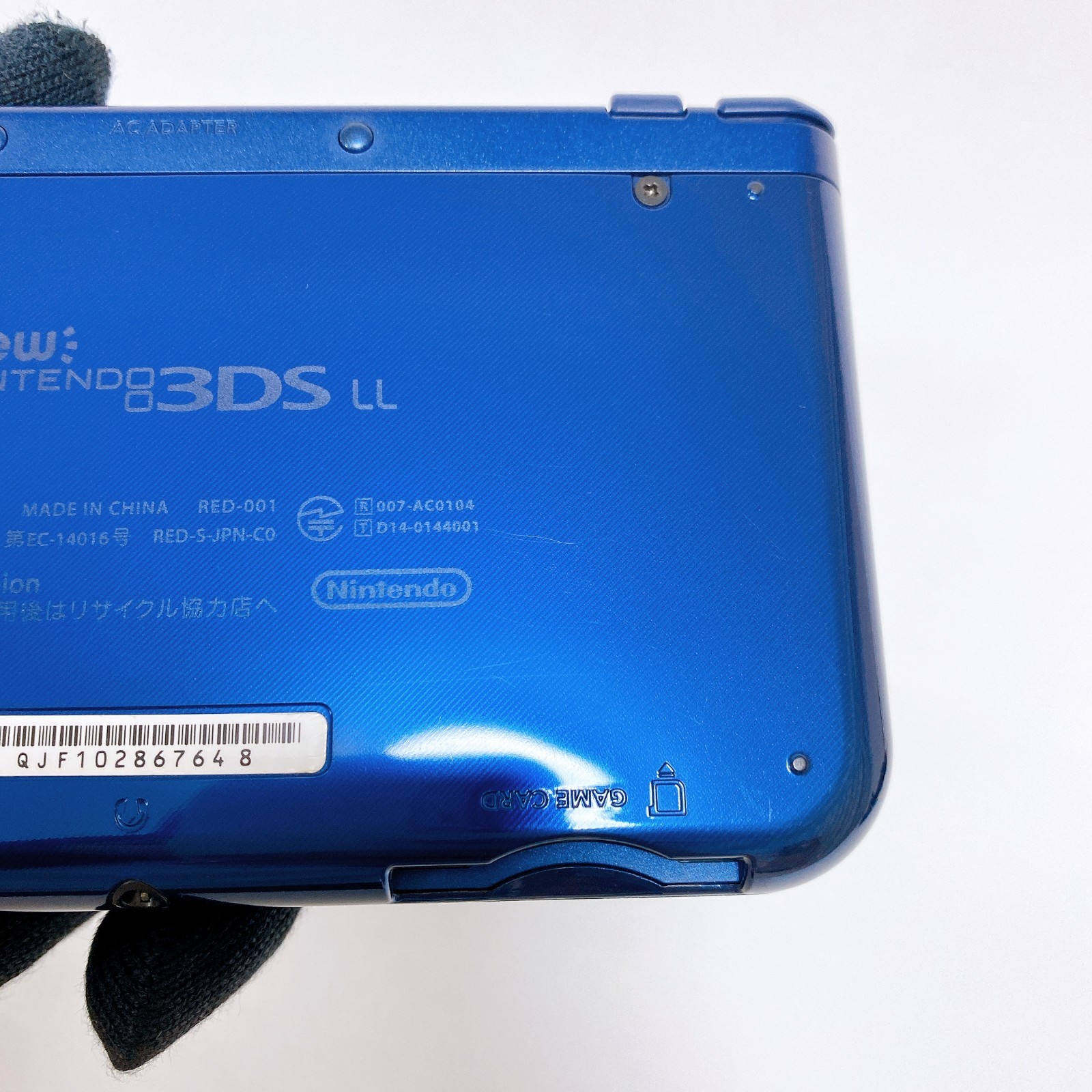 【Top IPS w/Box】New Nintendo 3DS LL XL Metallic Blue Japan Console Tested Rank S
