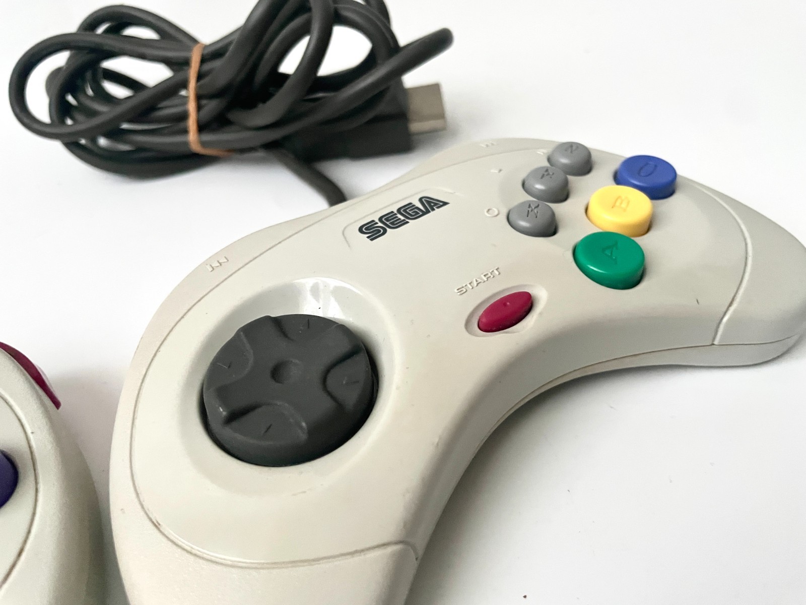 Sega Saturn White Console Bundle 2 Controllers Cables 5 Games NTSC-J Japan Retro