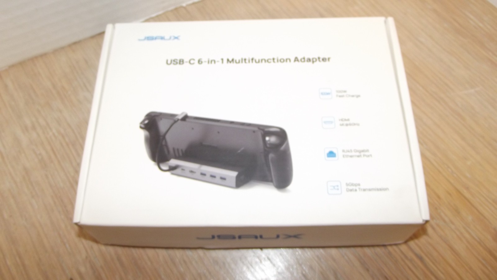 Docking Station – ROG Ally X, Steam Deck, JSAUX USB-C 6-In-1 Adapter HB0603