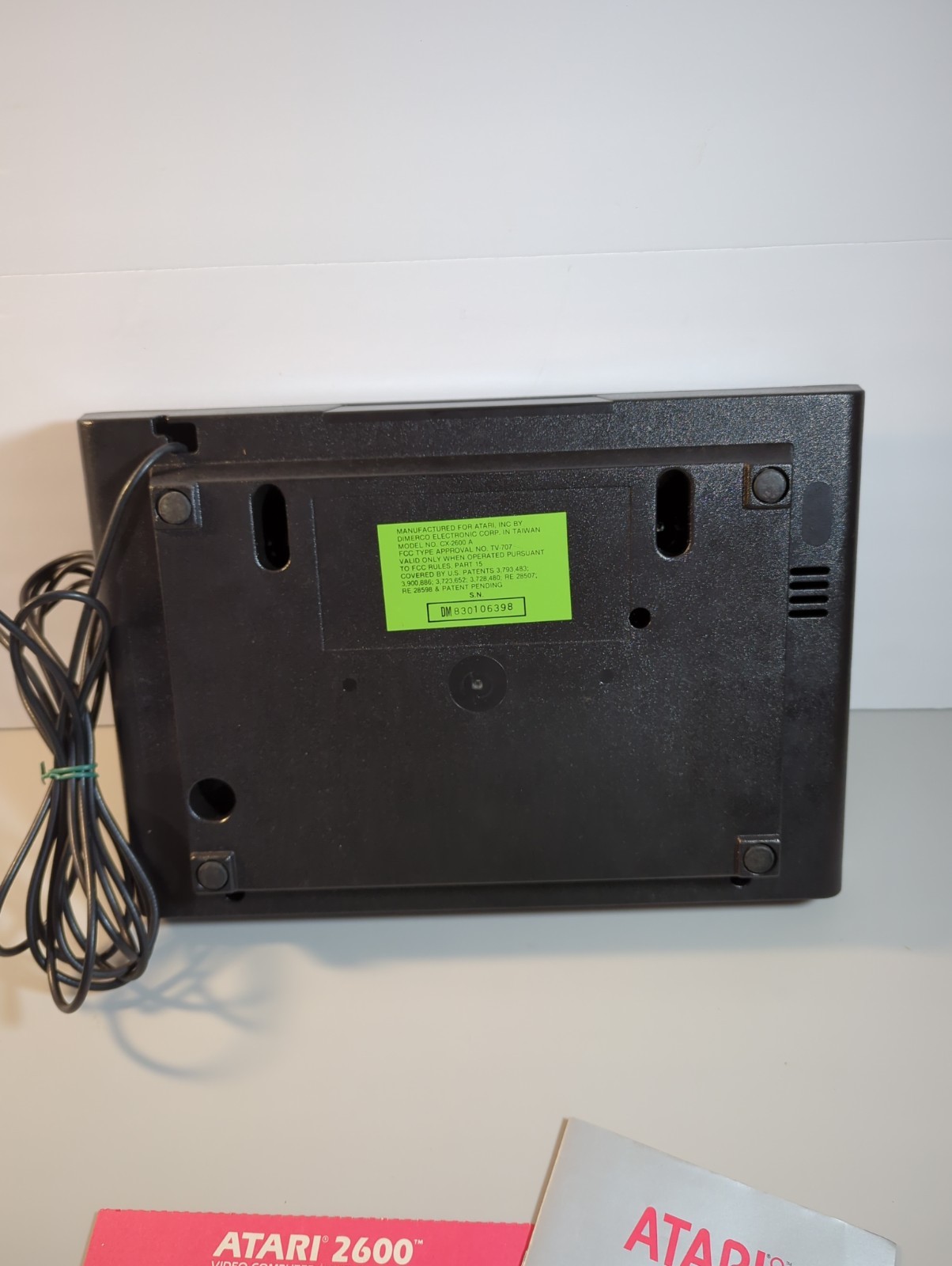 Atari CX 2600 A Black Console Only VCS Video Computer System Untested