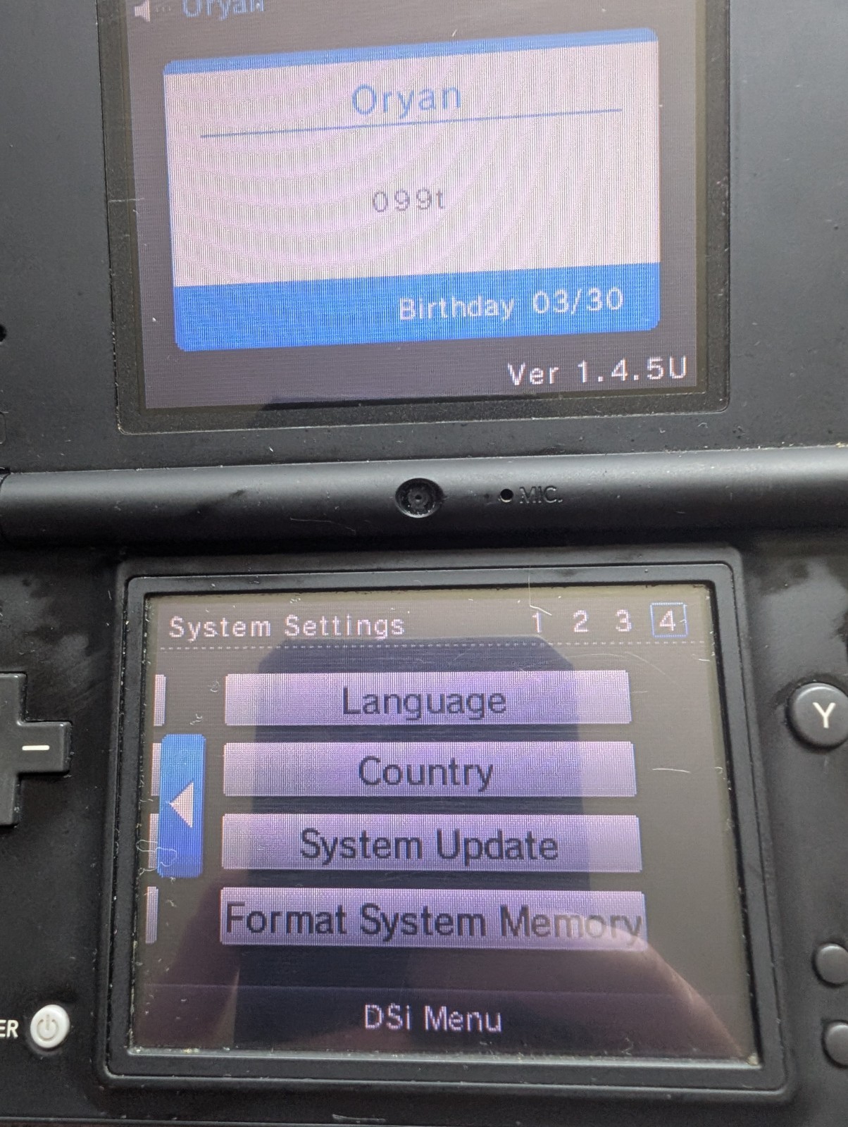 Nintendo DSi Handheld Console OEM Charger TWL-001 Black W/ 6 Games Tested Read!