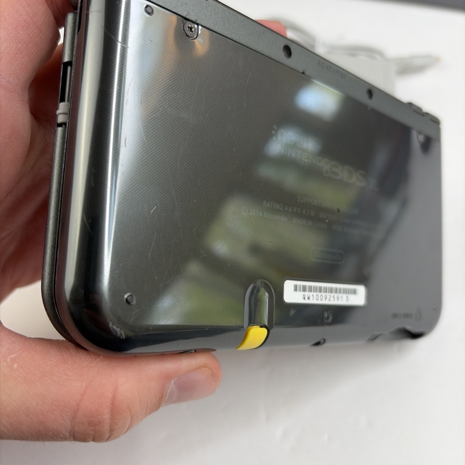New Nintendo 3DS XL Gray Black Console Repair! READ W Charger Stylus US Version