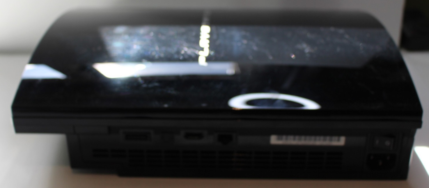 Sony PlayStation 3 Black Model CECHH01 Complete (2) Controllers (18)Games