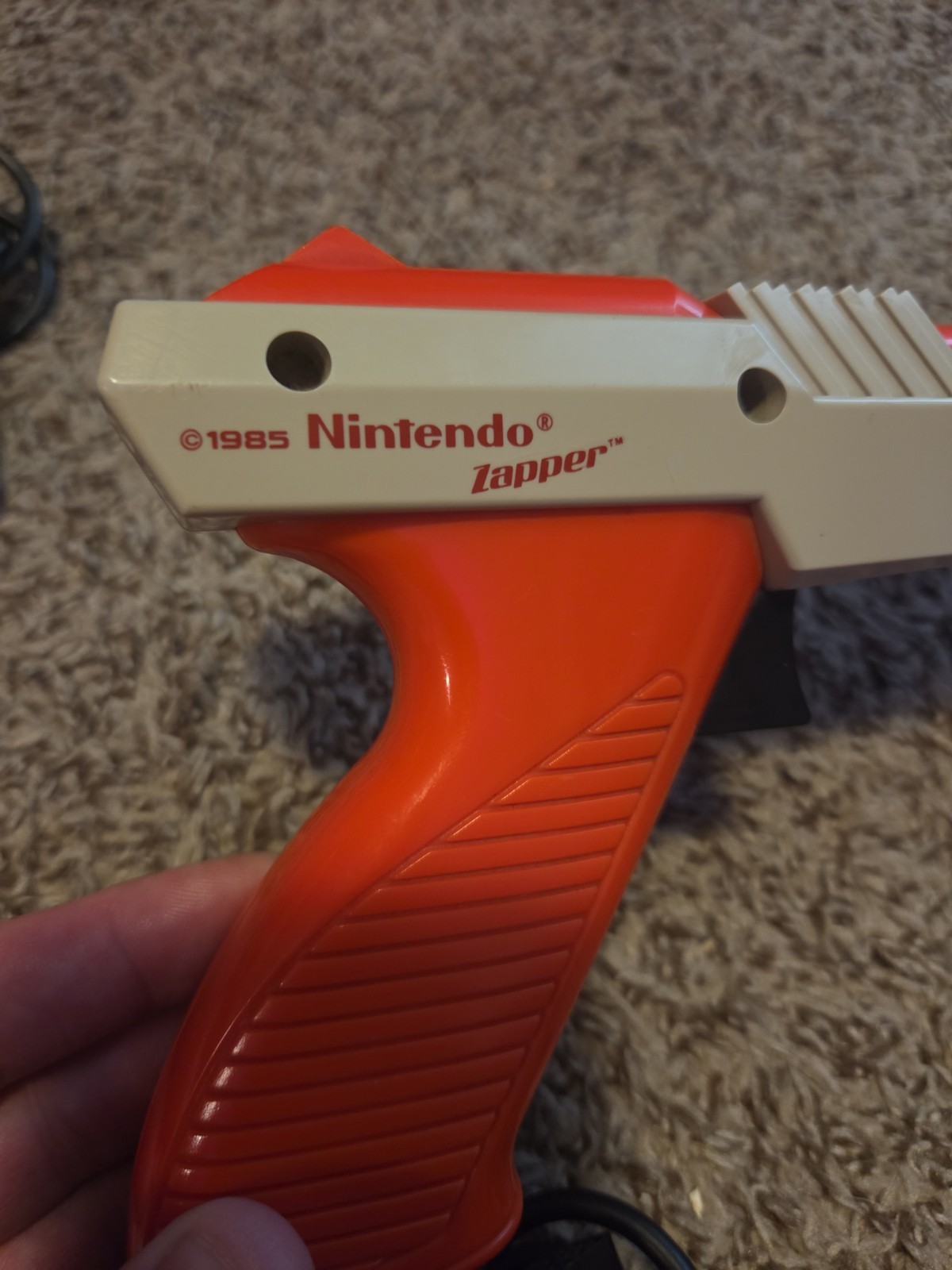 VTG 1985 Nintendo NES Console Bundle W/ Super Mario Bros Duck Hunt & Zapper