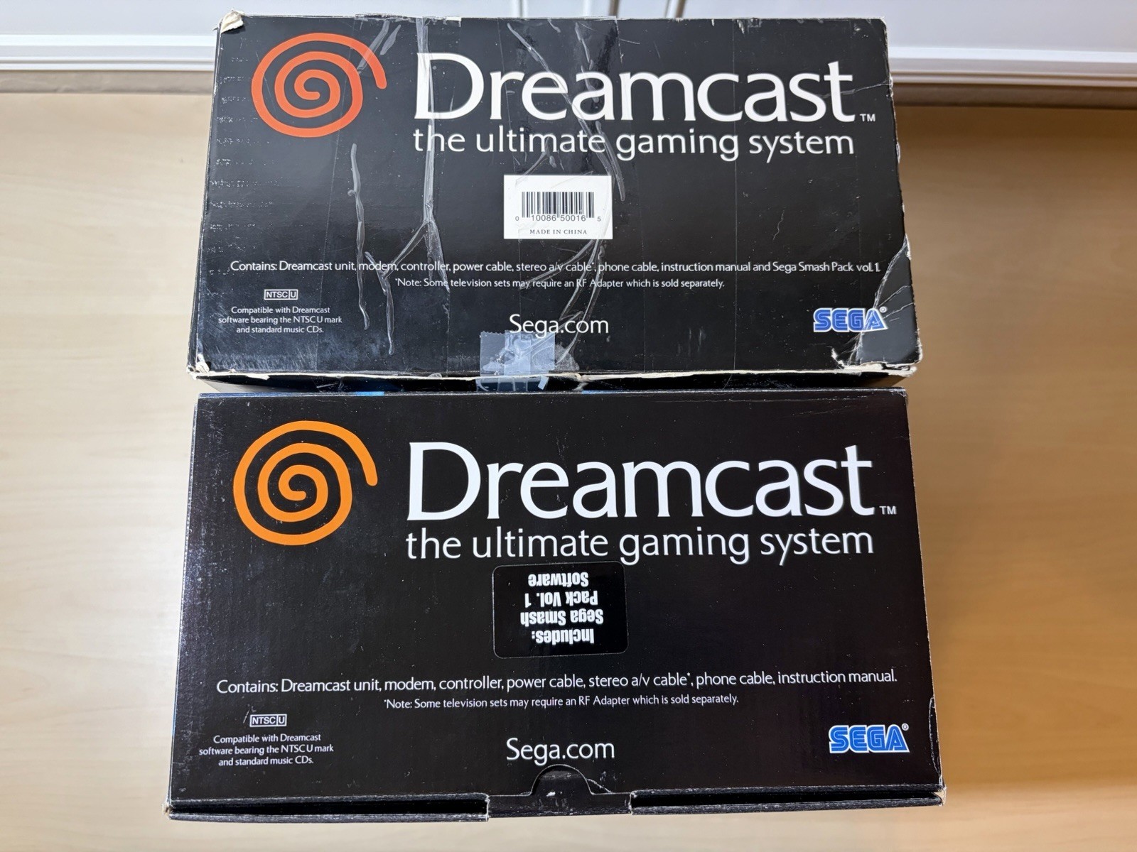 Sega Dreamcast Smash Pack Set White Game Console Complete In Box Mint