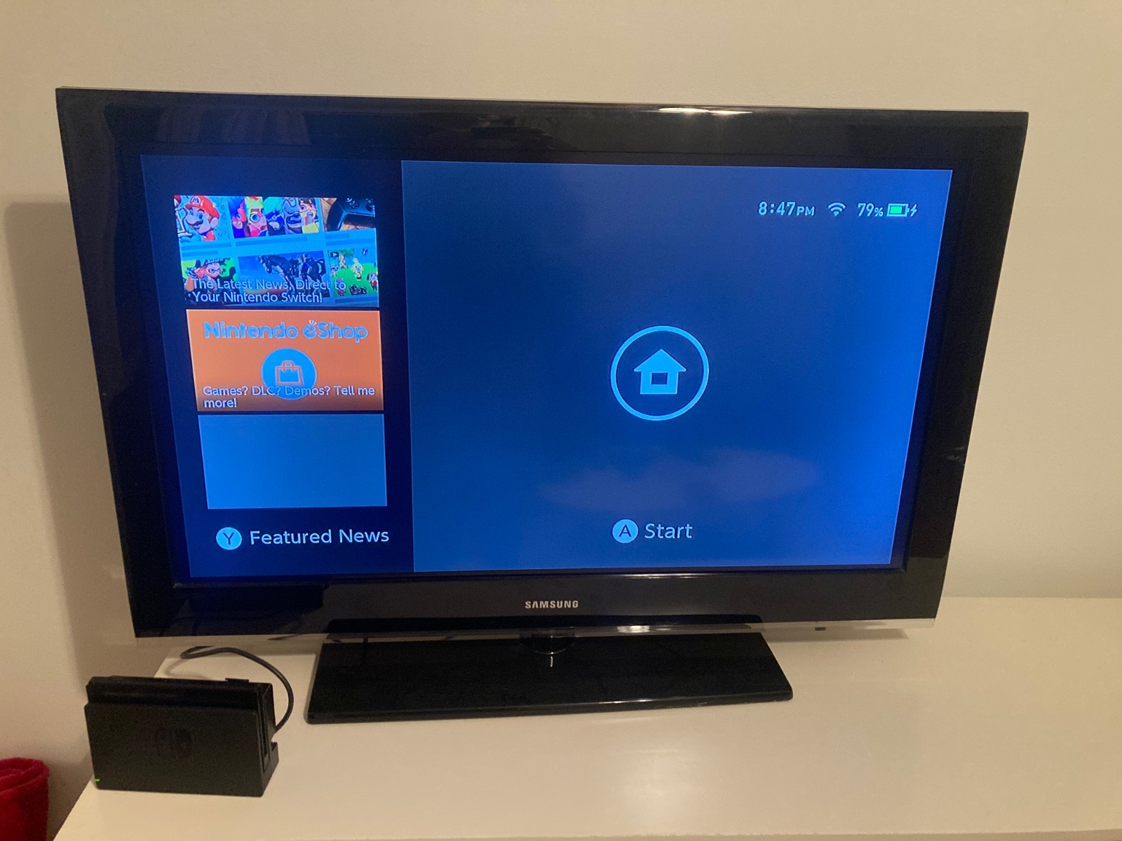 Nintendo Switch 32GB Gray Console with Neon Red and Neon Blue Joy-Con
