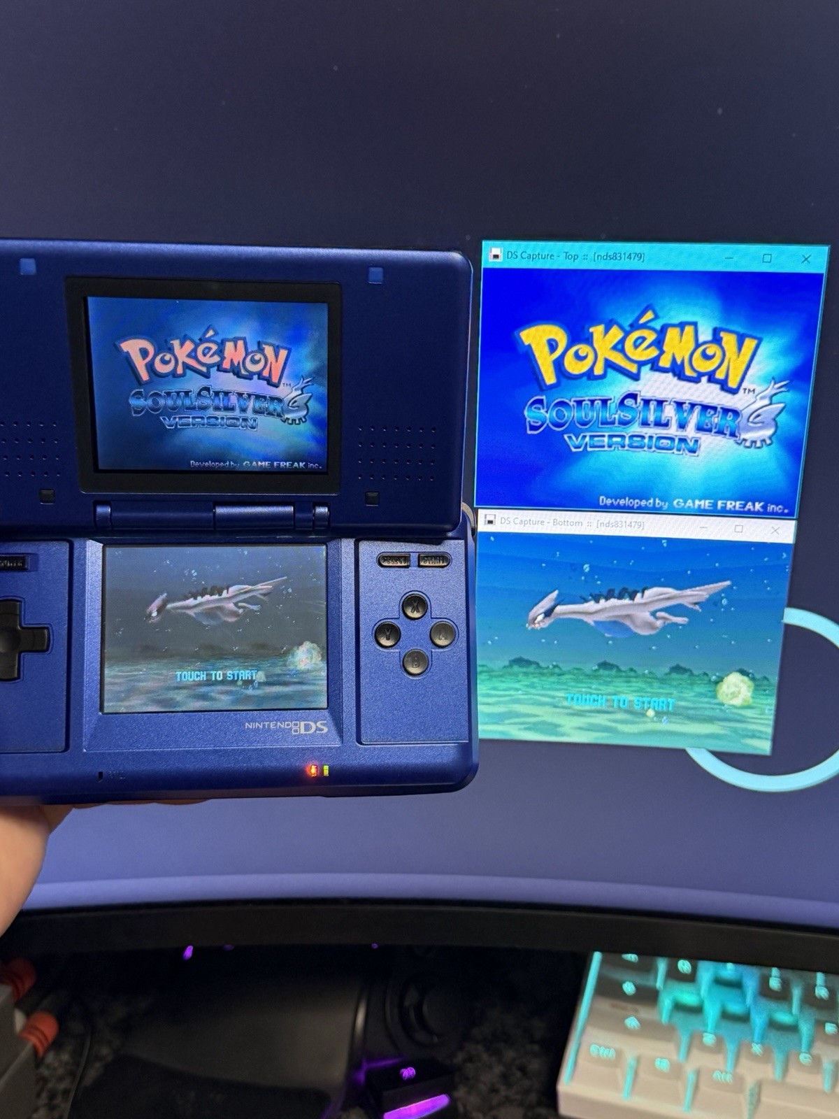 Nintendo DS Original Loopy USB Capture Card Kyogre Blue Shell USB-C Audio/Video
