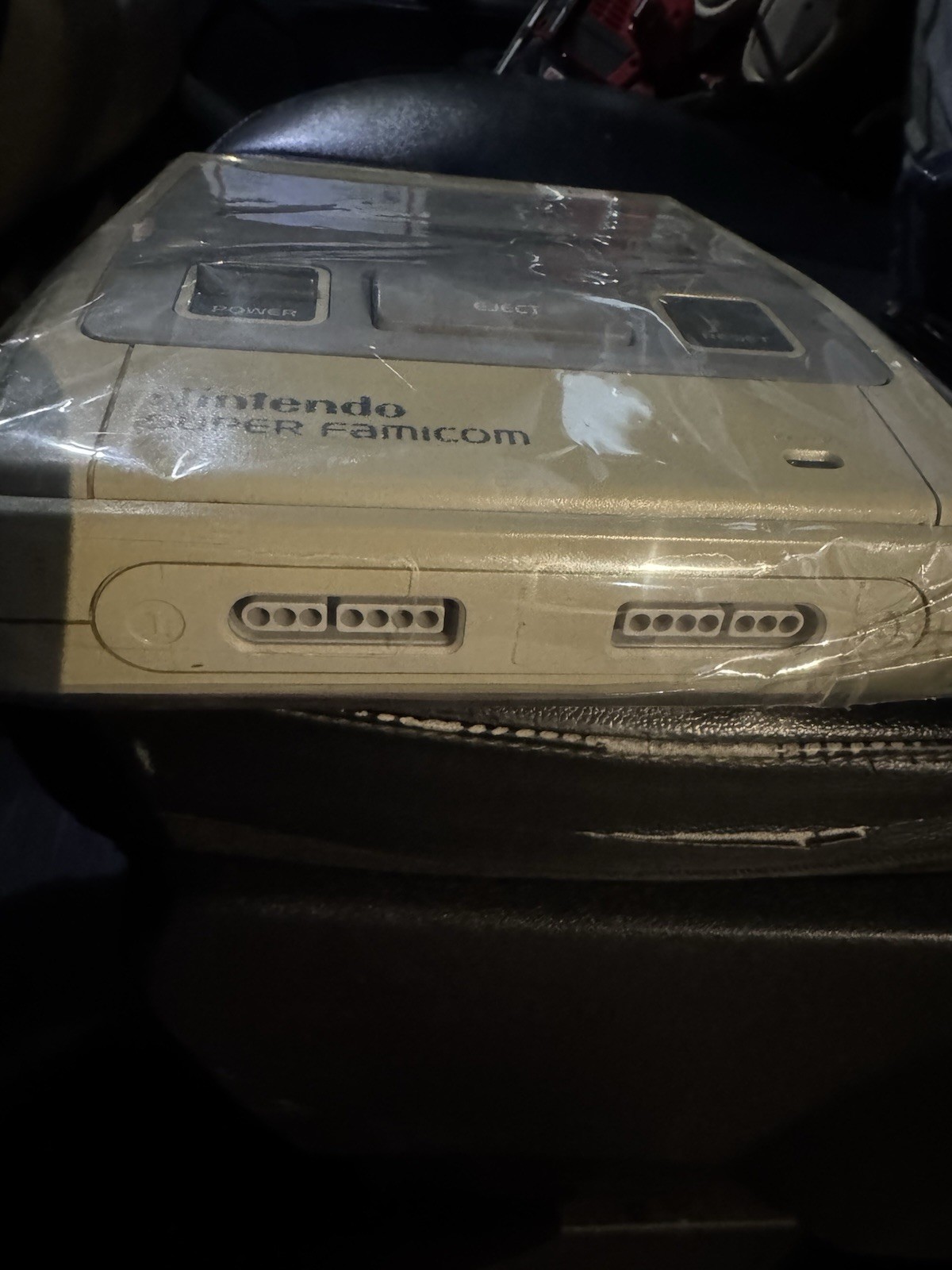 Nintendo Super Famicom Japan HVC-001 Home Console Gray Beige Composite RCA