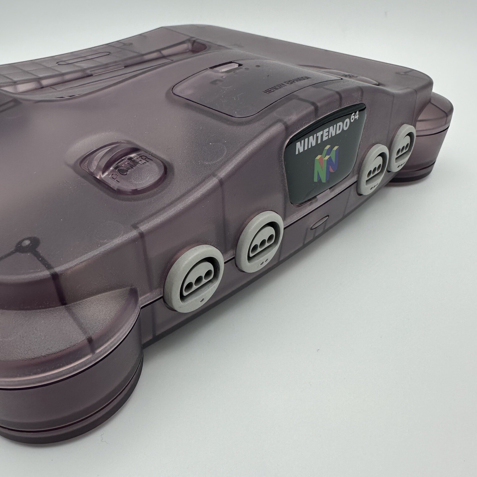 NEW Nintendo 64 N64 Limited Clear Atomic Purple Custom Console Only Funtastic