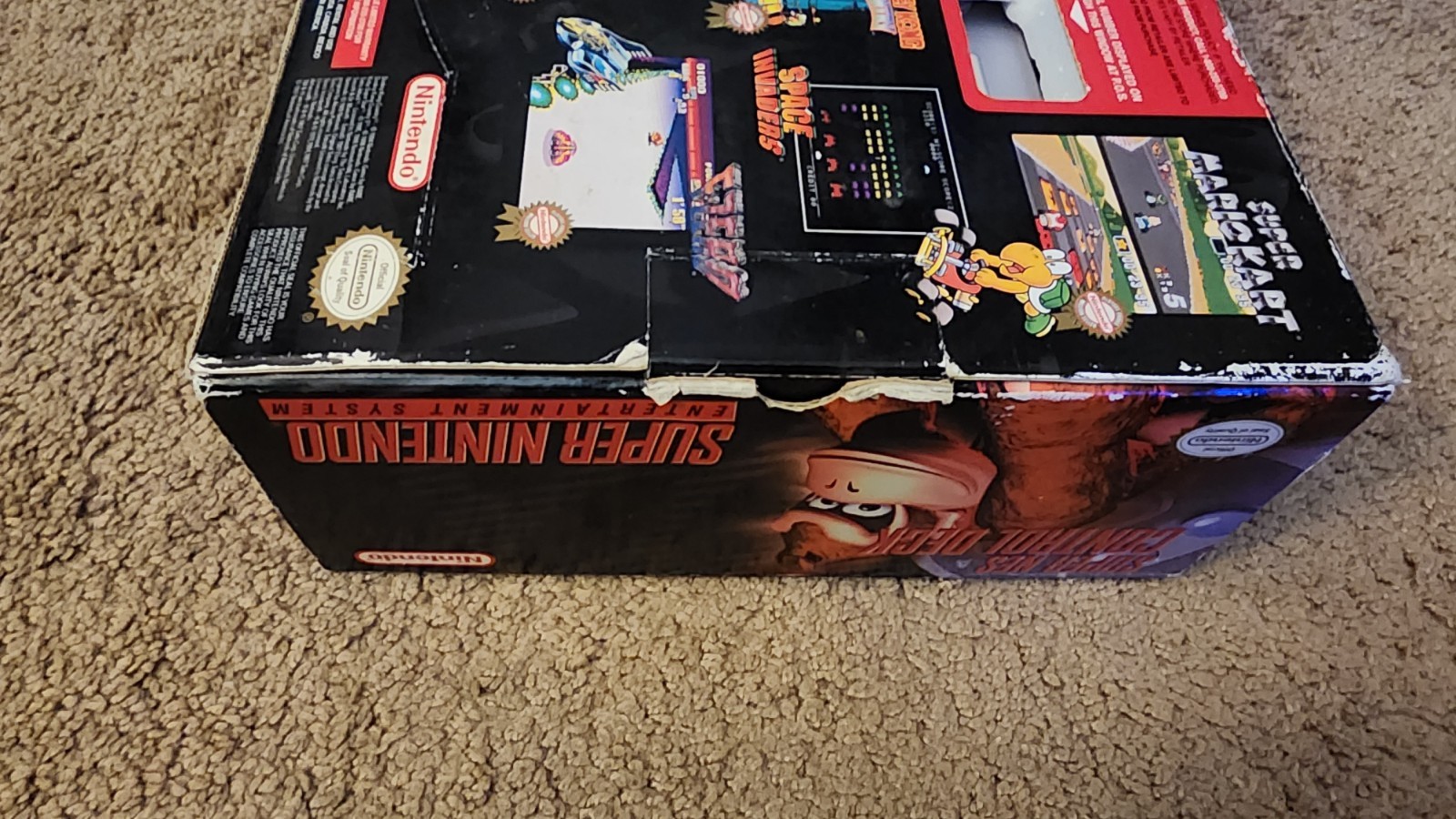 Super Nintendo SNES Mini JR Console In Box SNS-101-Bundle Lot-1 Game