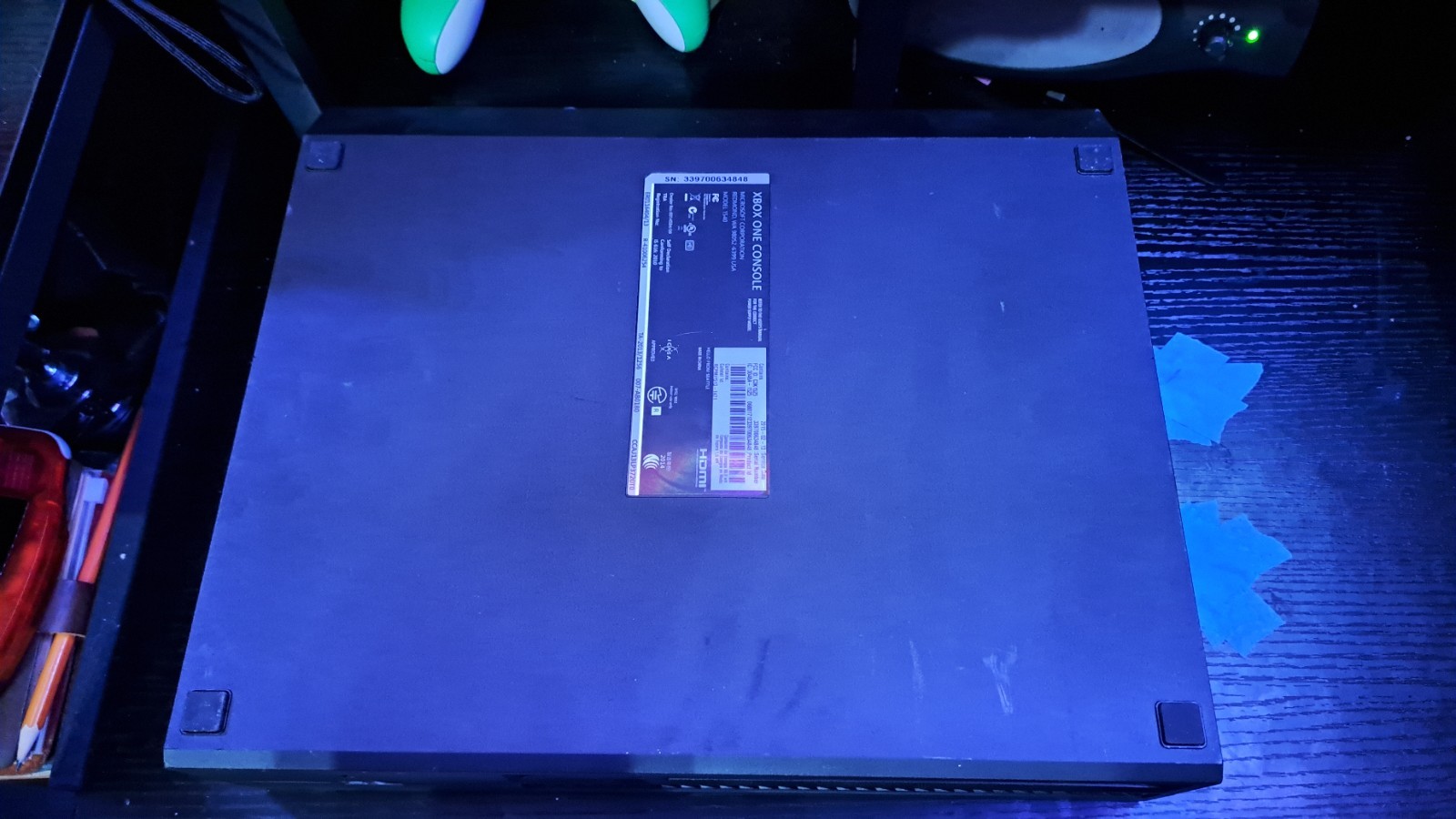 Xbox One Black Console Only, Power Cord Not Included Read Description