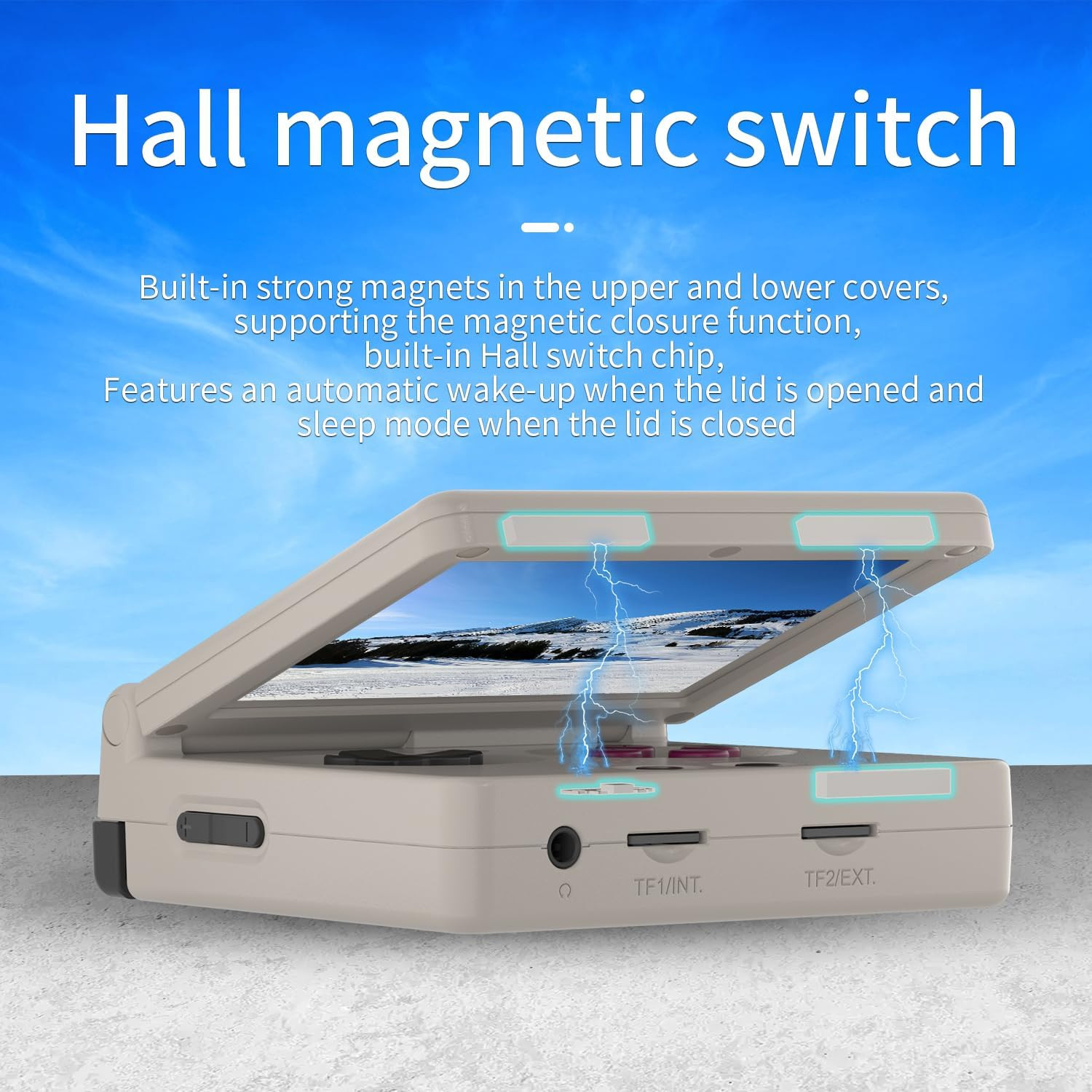 RG35XXSP Handheld Clamshell Games Consoles Built-In 64G TF Card 5000+ Games Port