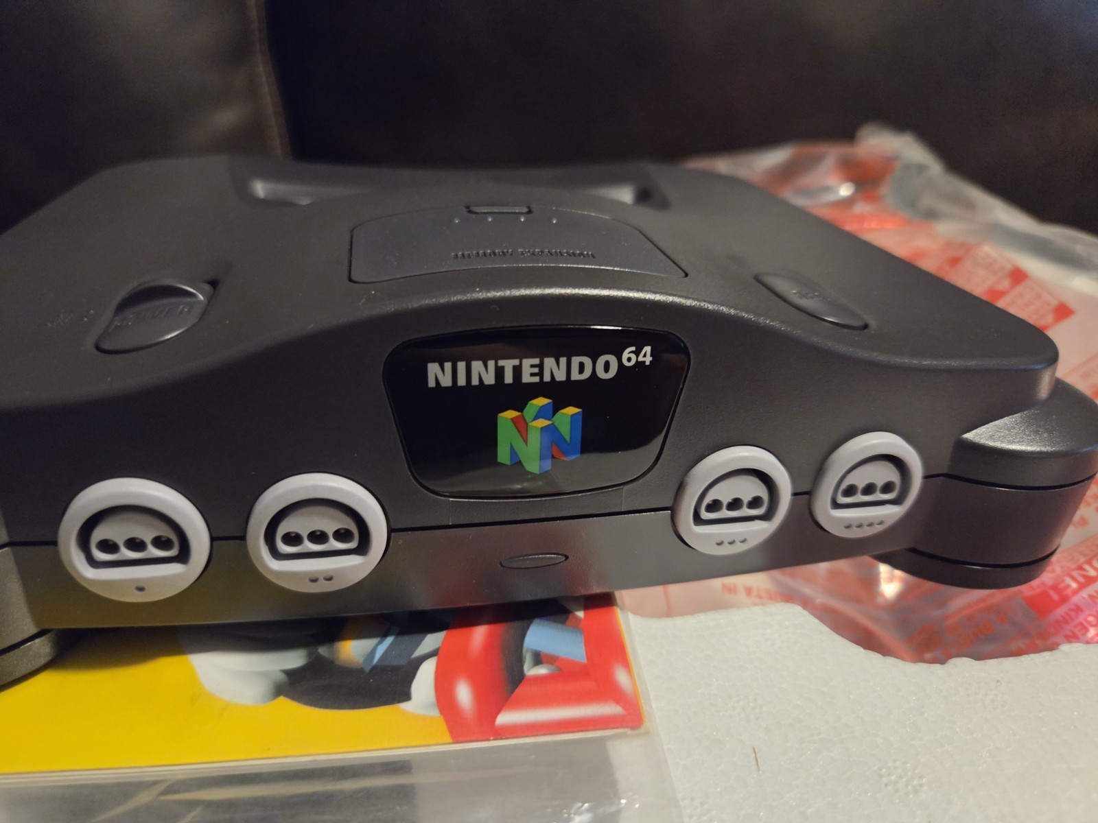 New Nintendo 64 N64 Console Atomic Purple Controller Bundle CIB Complete Unused