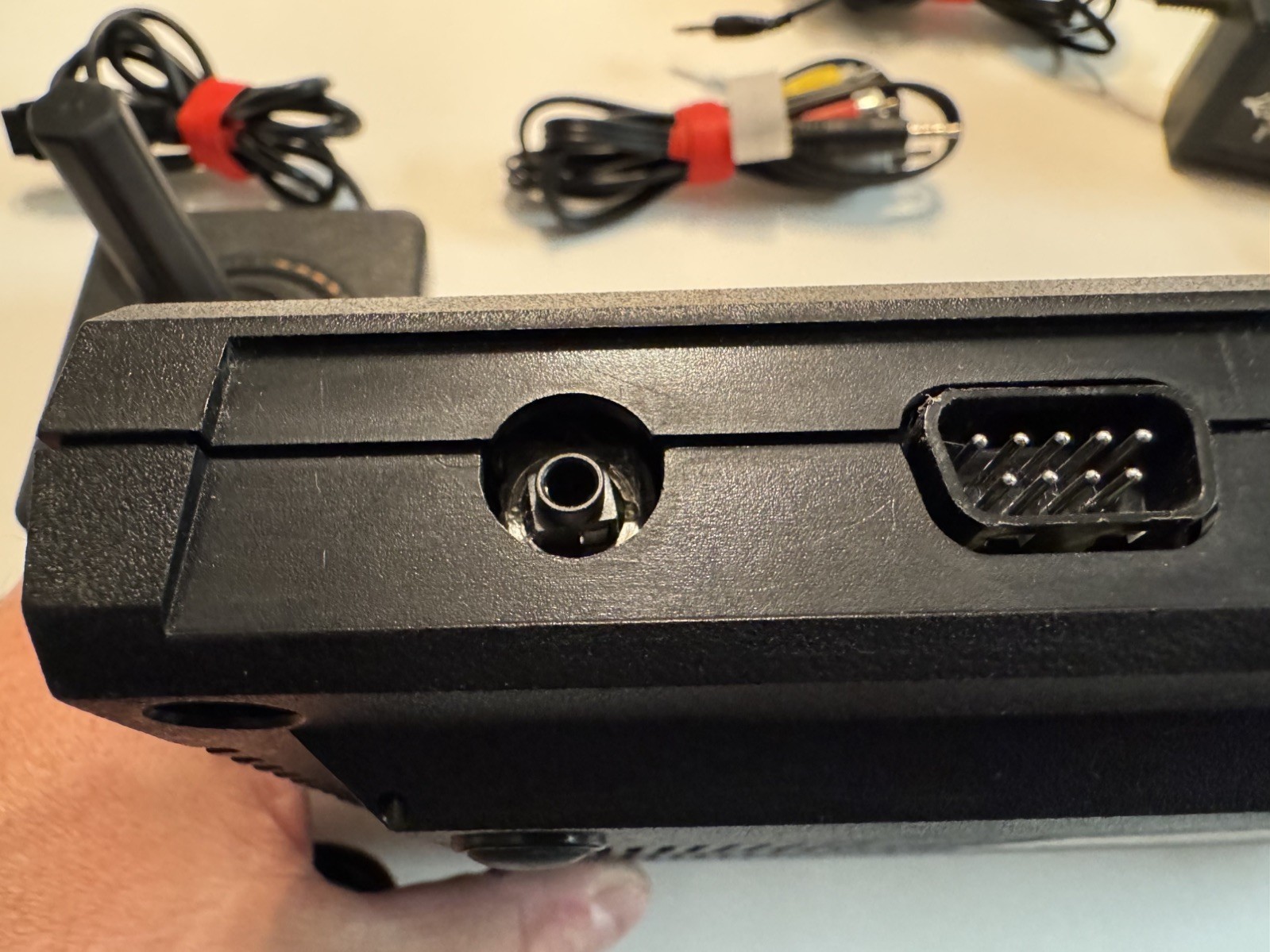 Atari 2600 Jr Rainbow Console w/ Upgraded 3.5mm Discreet A/V Composite Mod