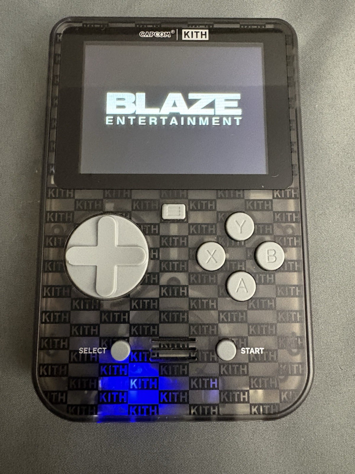 CAPCOM x KITH FOR HYPER MEGA TECH SUPER POCKET HANDHELD CLEAR CONSOLE