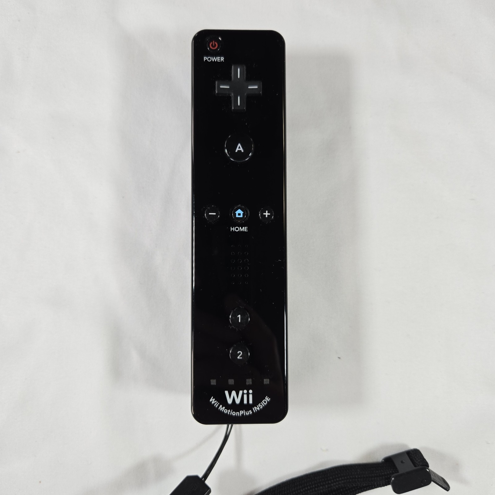 Nintendo Wii Black Console RVL-001 w/ 1 Game + Cords Sensor Bar Tested