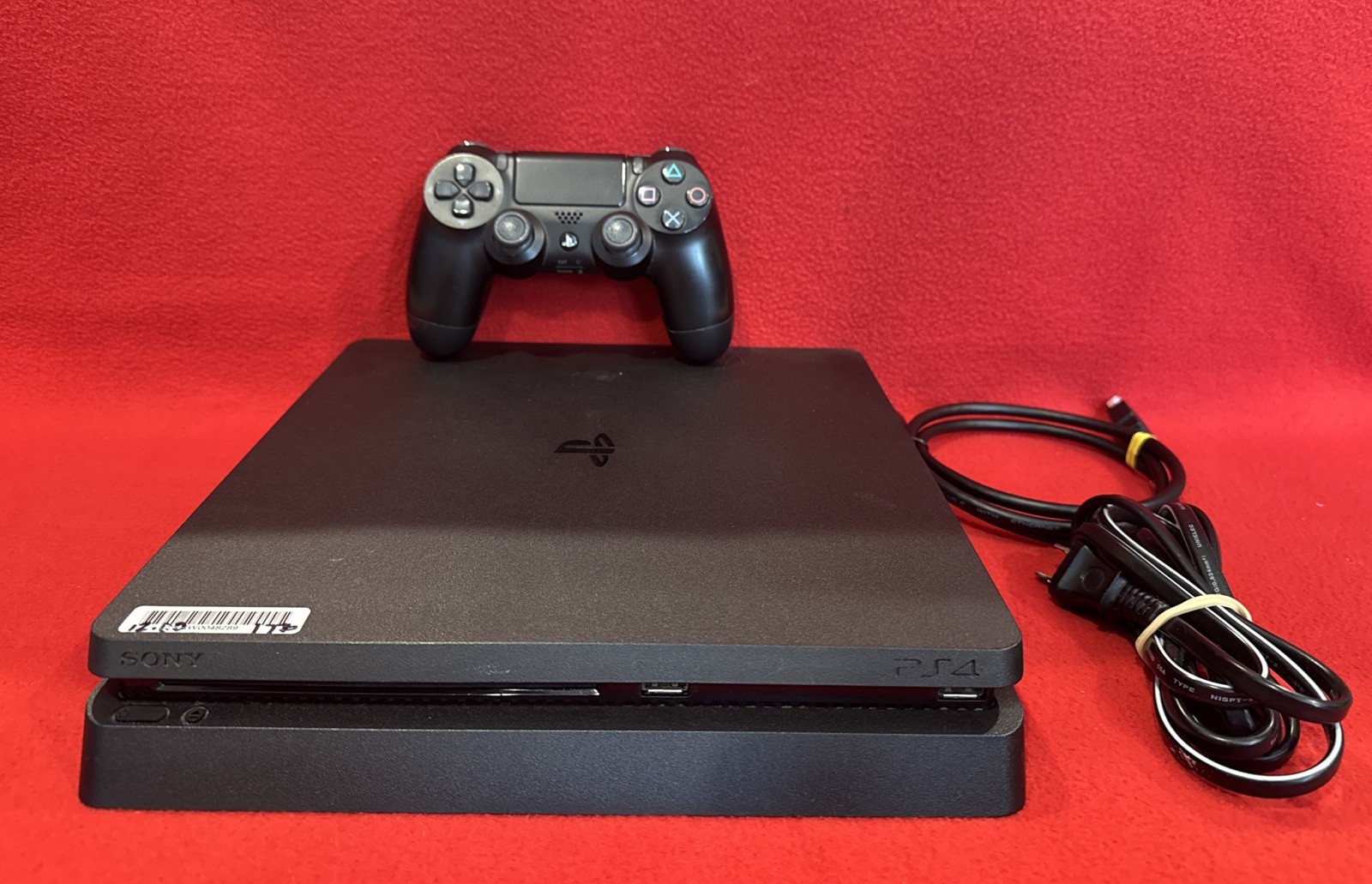Sony PS4 PlayStation 4 Slim 1TB Console Bundle W/ Controller + Cords *SOLD AS IS