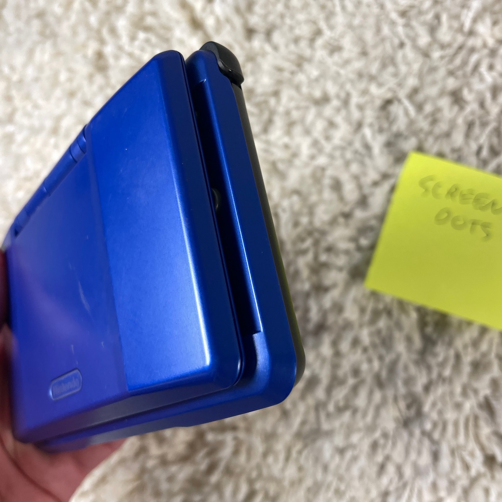 Nintendo DS Original NTR-001 Cobalt Blue Handheld Console System READ