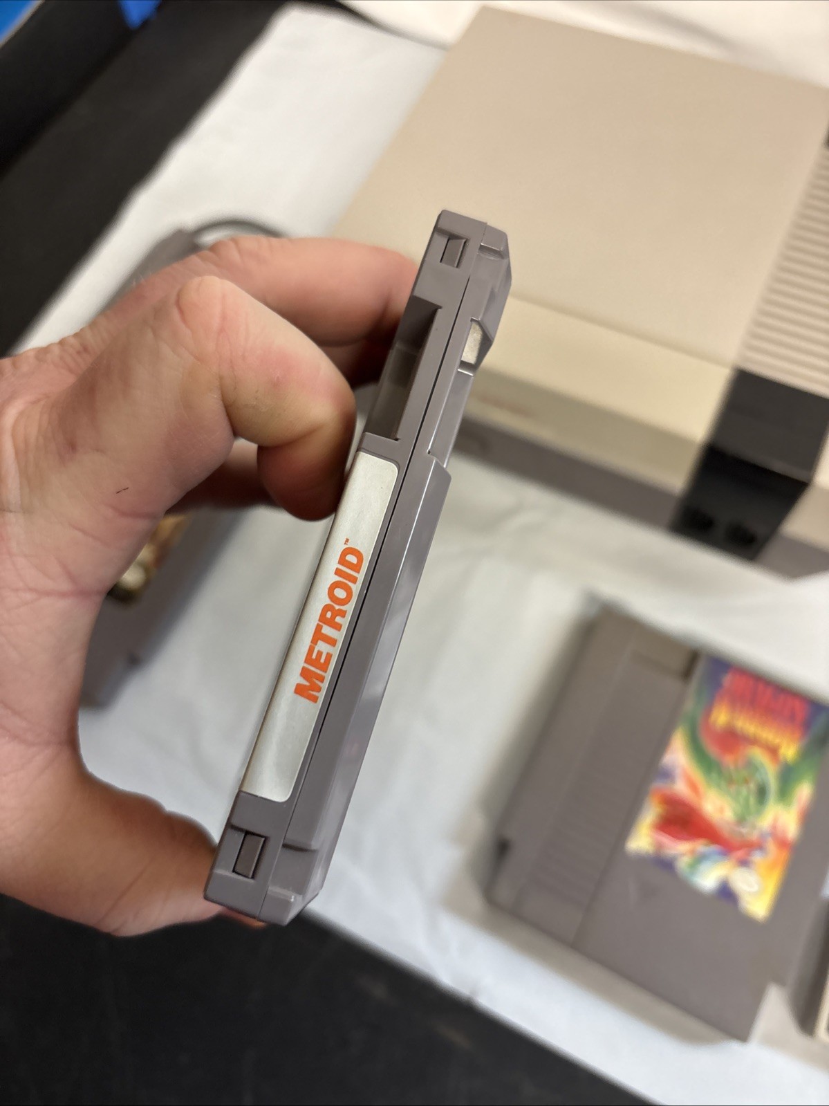 Nintendo NES Bundle With Cables, 3 Games & , 2 Controllers Tested Working READ