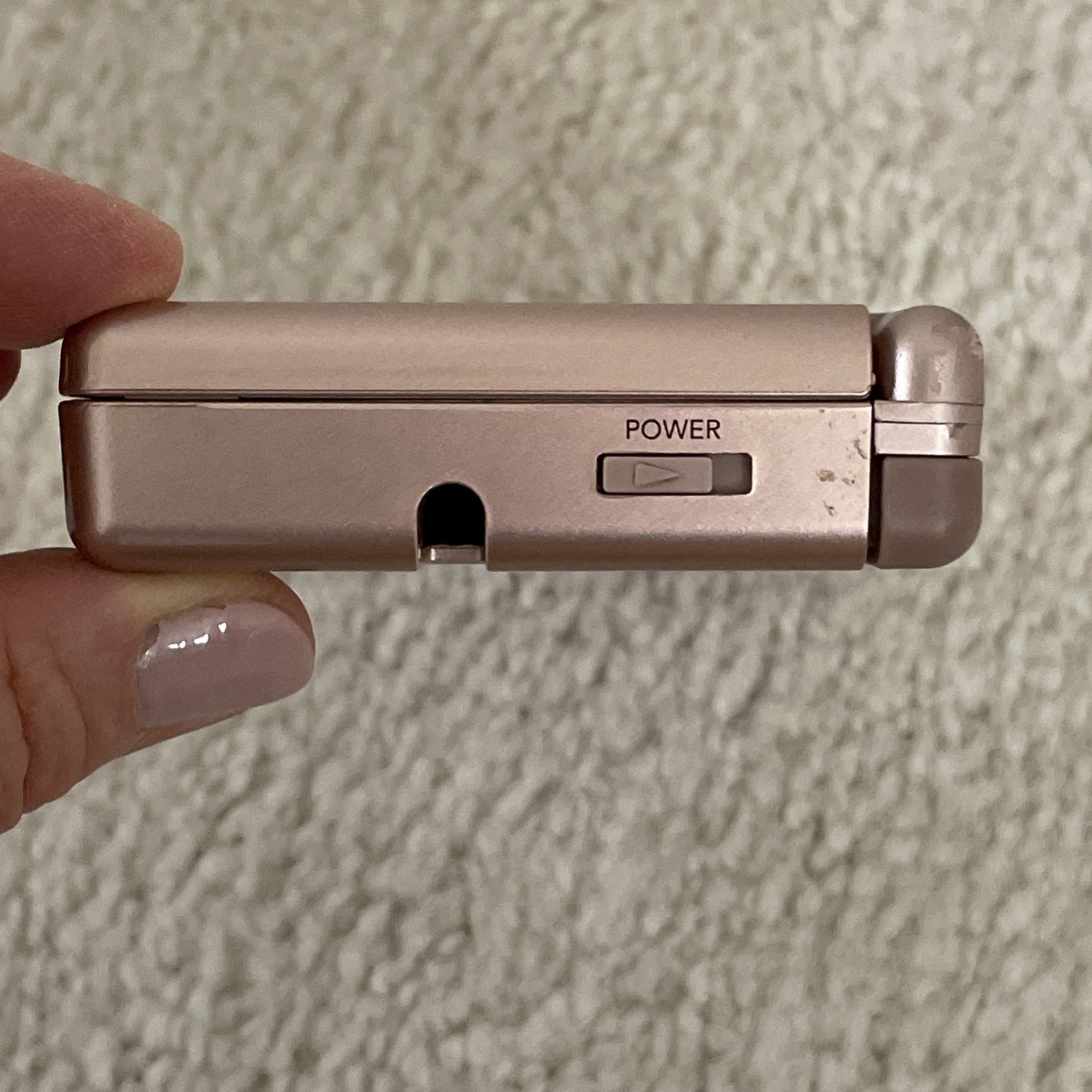 Nintendo DS Lite Handheld Console – METALLIC ROSE GOLD – w/ Slot And GAME!