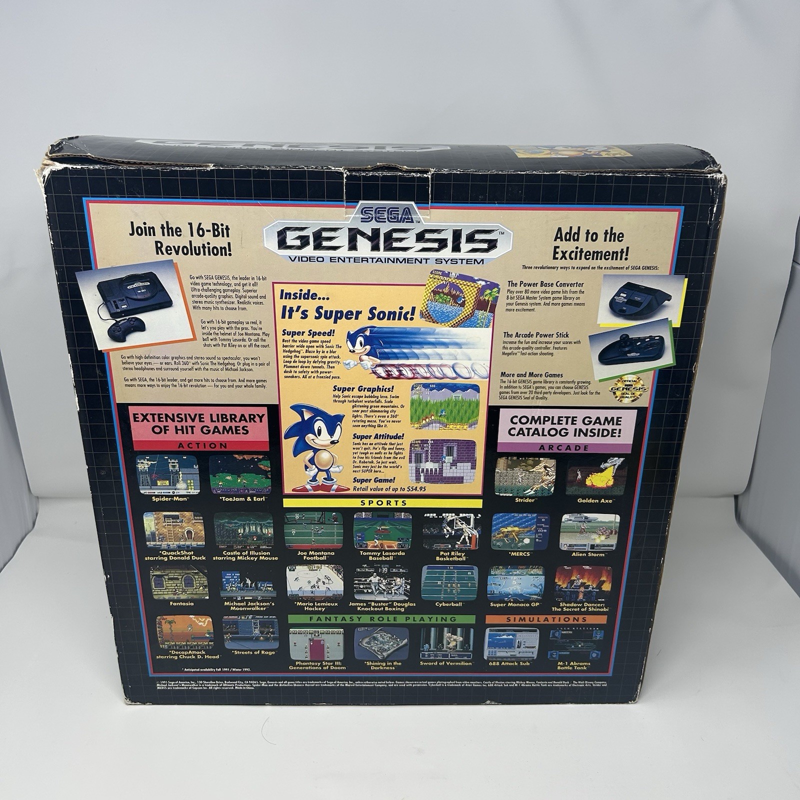 Sega Genesis Model 1 Console Bundle With Original Box
