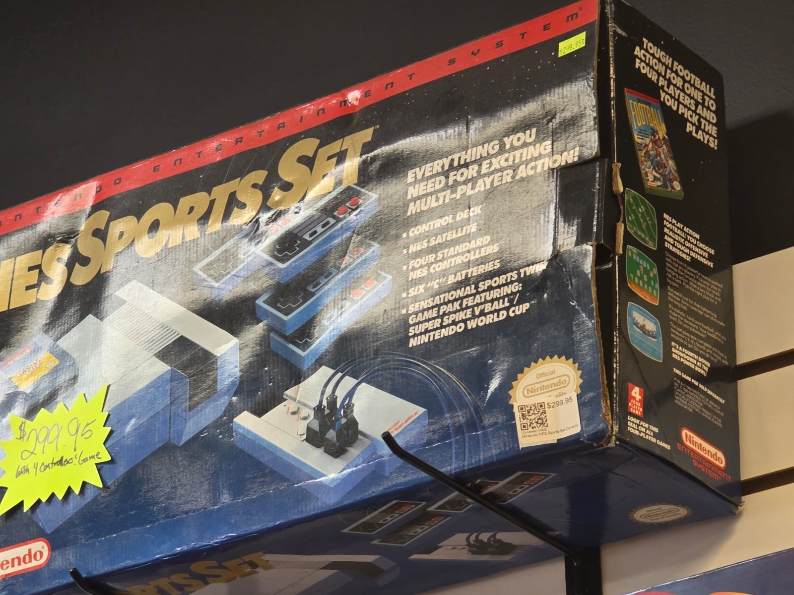 Nintendo Entertainment System NES Sports Set CIB Console Complete Box Tested