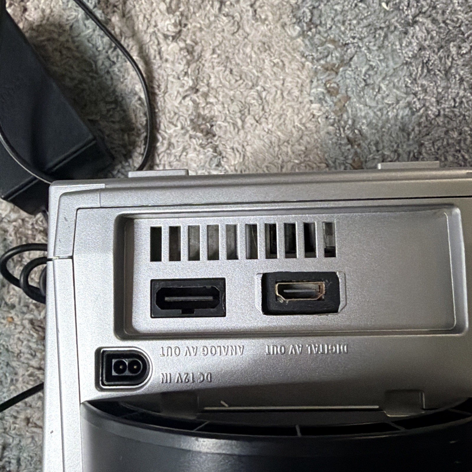 Nintendo Gamecube 1439 Console Silver HDMI Power Cord Tested Excellent