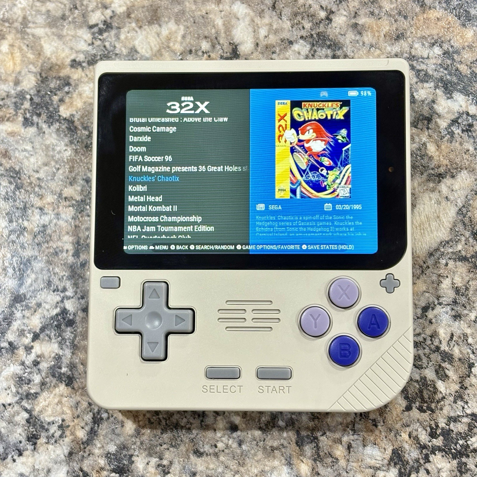 New PowKiddy V10 Gaming Handheld New 64GB Card Custom Loaded Ready To Play