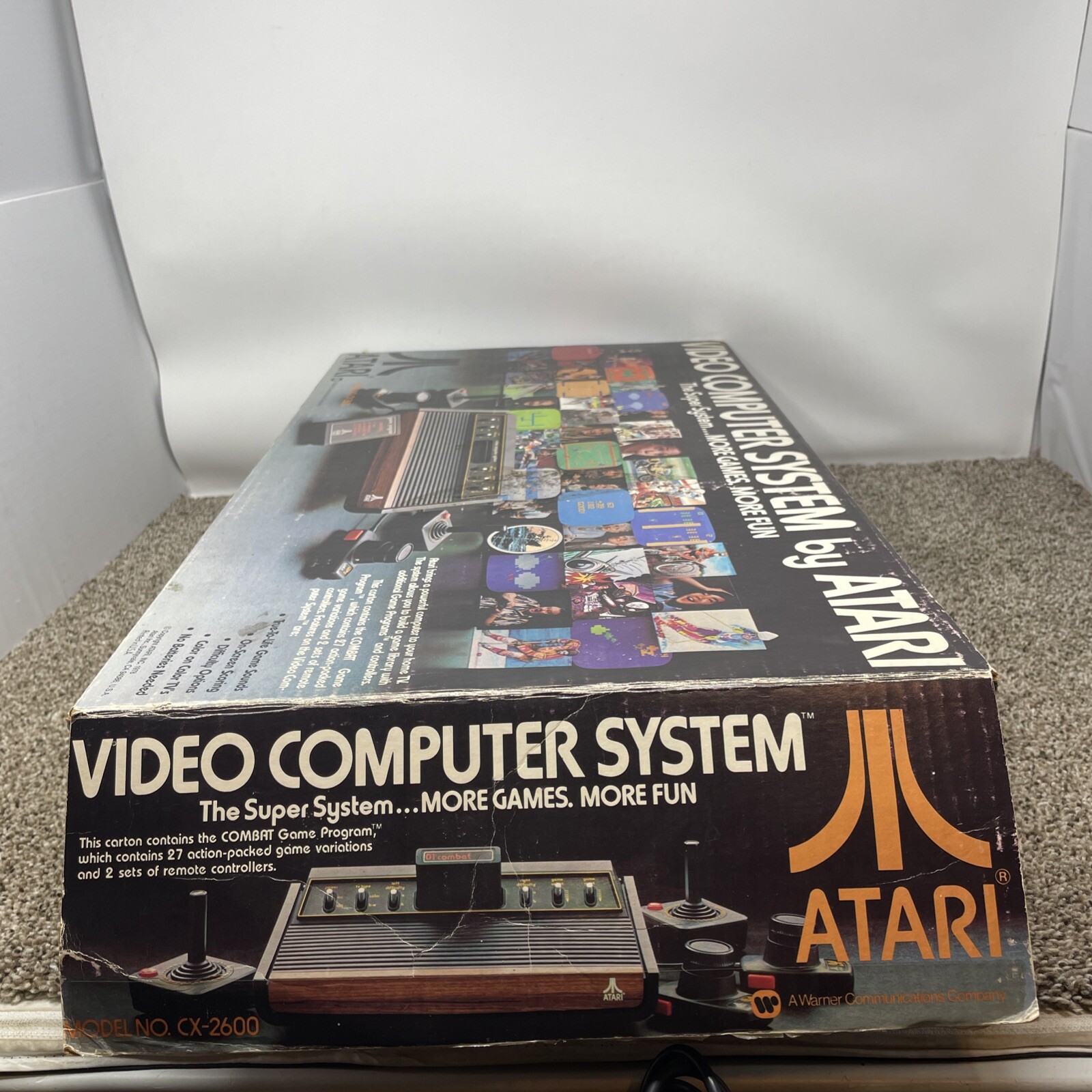 Atari 2600 Console Original 6 switch Console In Box Joystick game WORKING lot