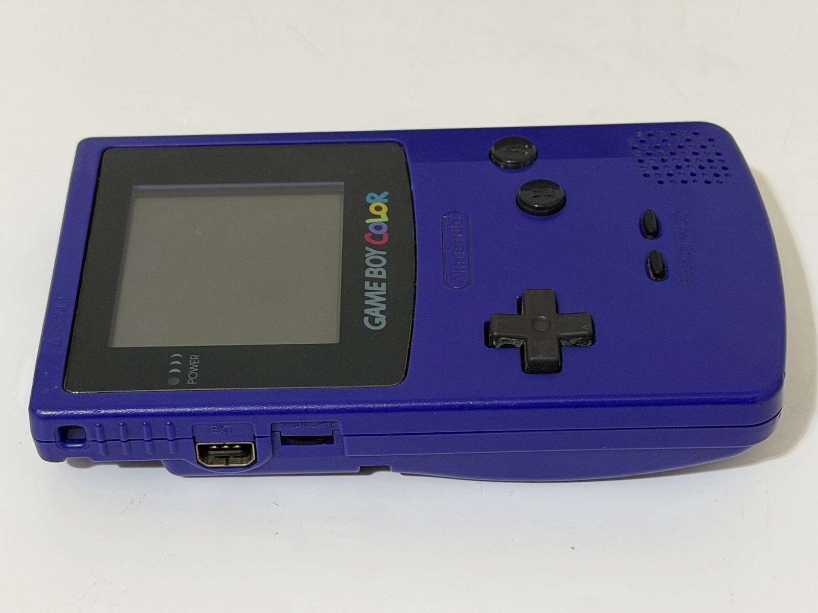 Vintage 1998 Nintendo Game Boy Color Pokémon Grape Console With Case