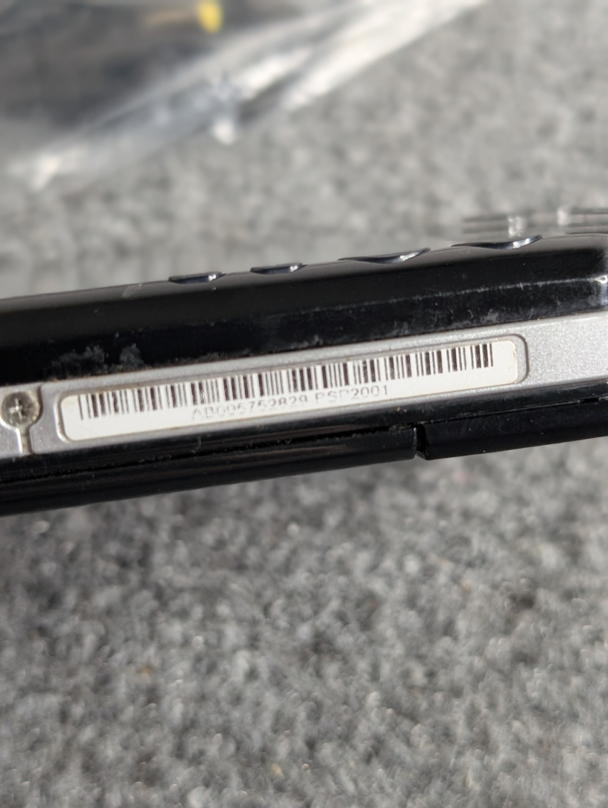 Sony PSP Console Black 2001 Handheld With Charger and Battery Tested & Working