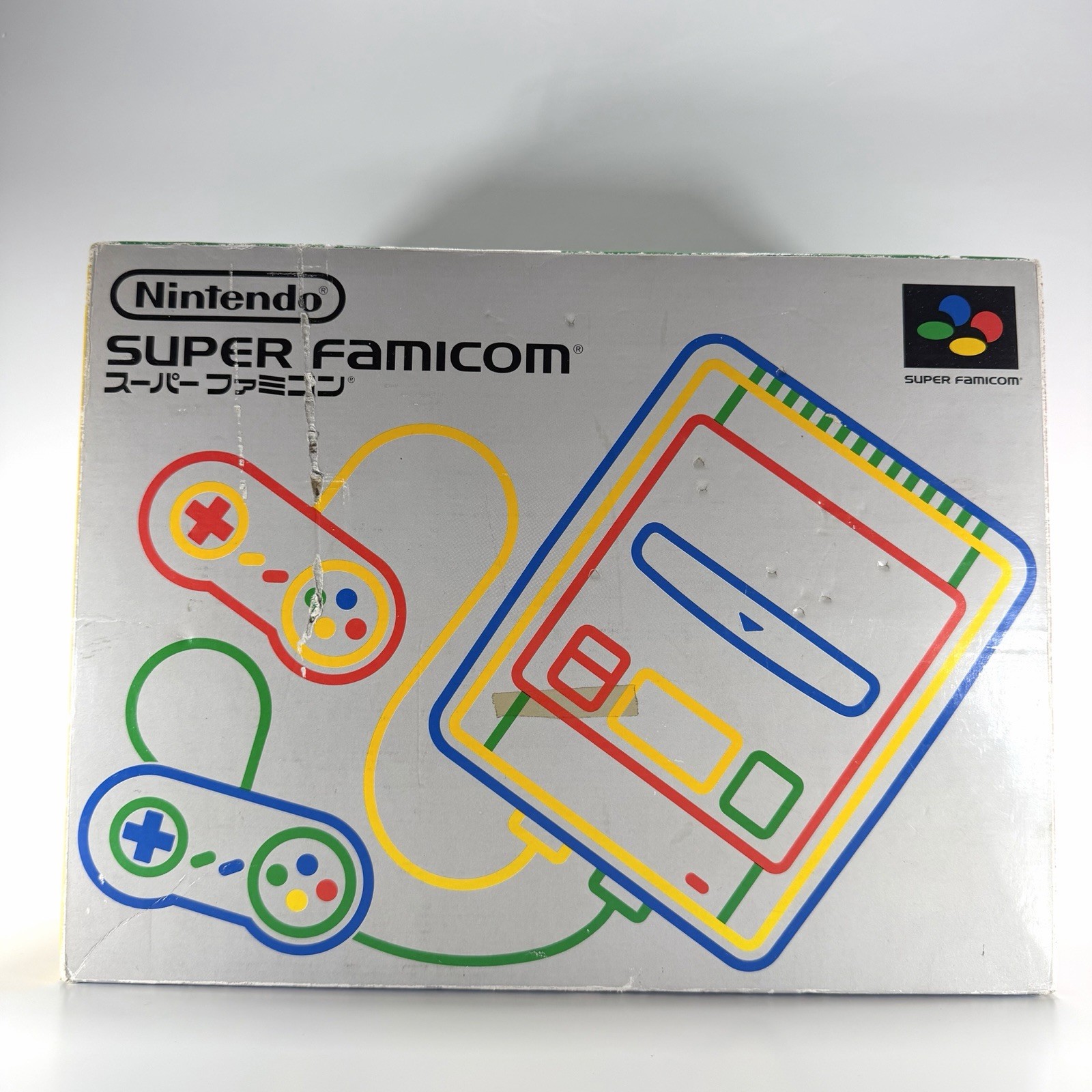 Nintendo Super Famicom Law ALL PAL NTSC WITH 2 CONTROLLERS BOX CABLES