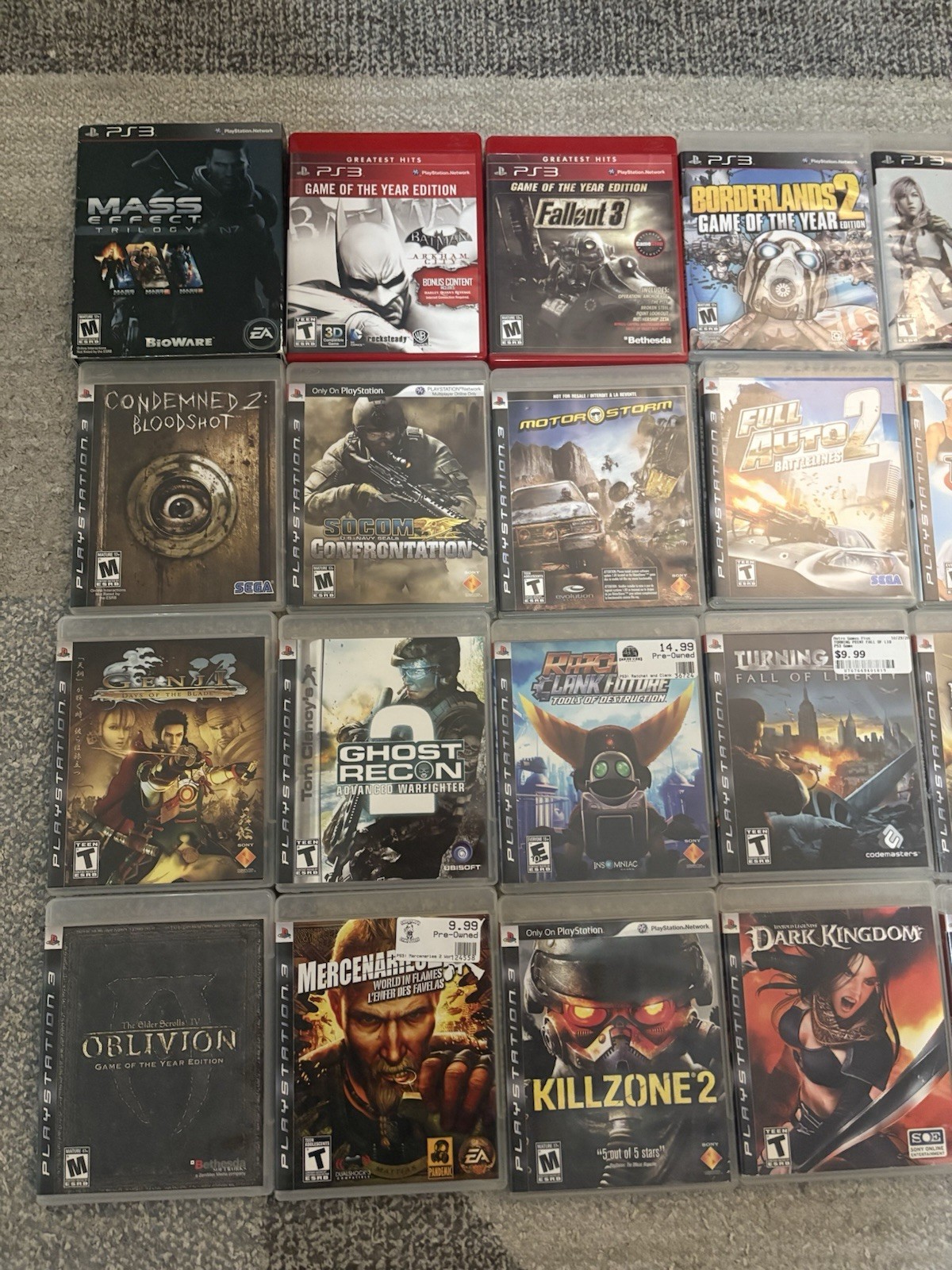 PlayStation 3 80GB Console with 37 Games!