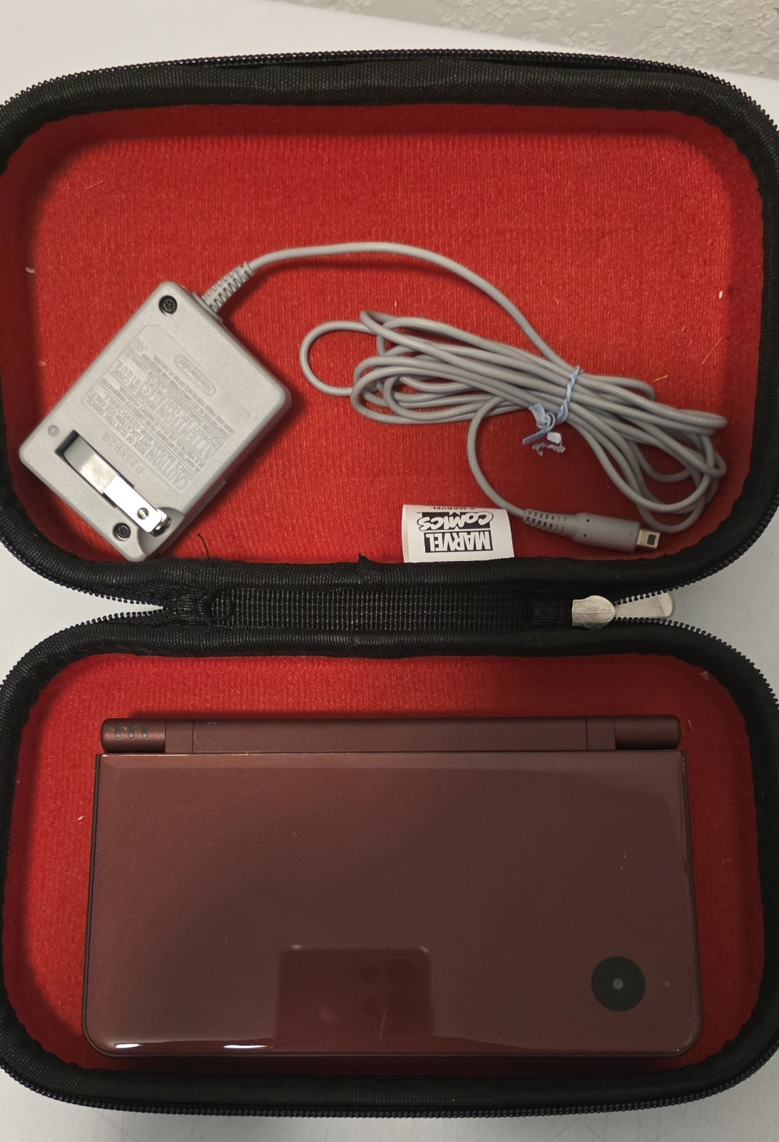Nintendo Dsi Xl Console Plus Case 208 Games and More Burgandy Red Tested Working
