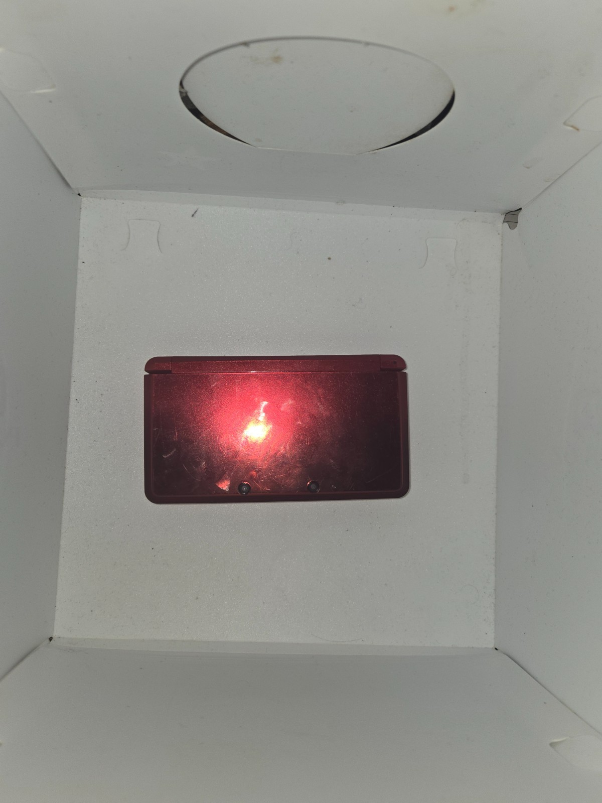 Nintendo 3DS Handheld System Flame Red Tested USA