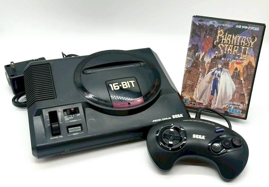 Sega Mega Drive Console HAA-2510 Controller Game Soft NTSC-J Japan #449